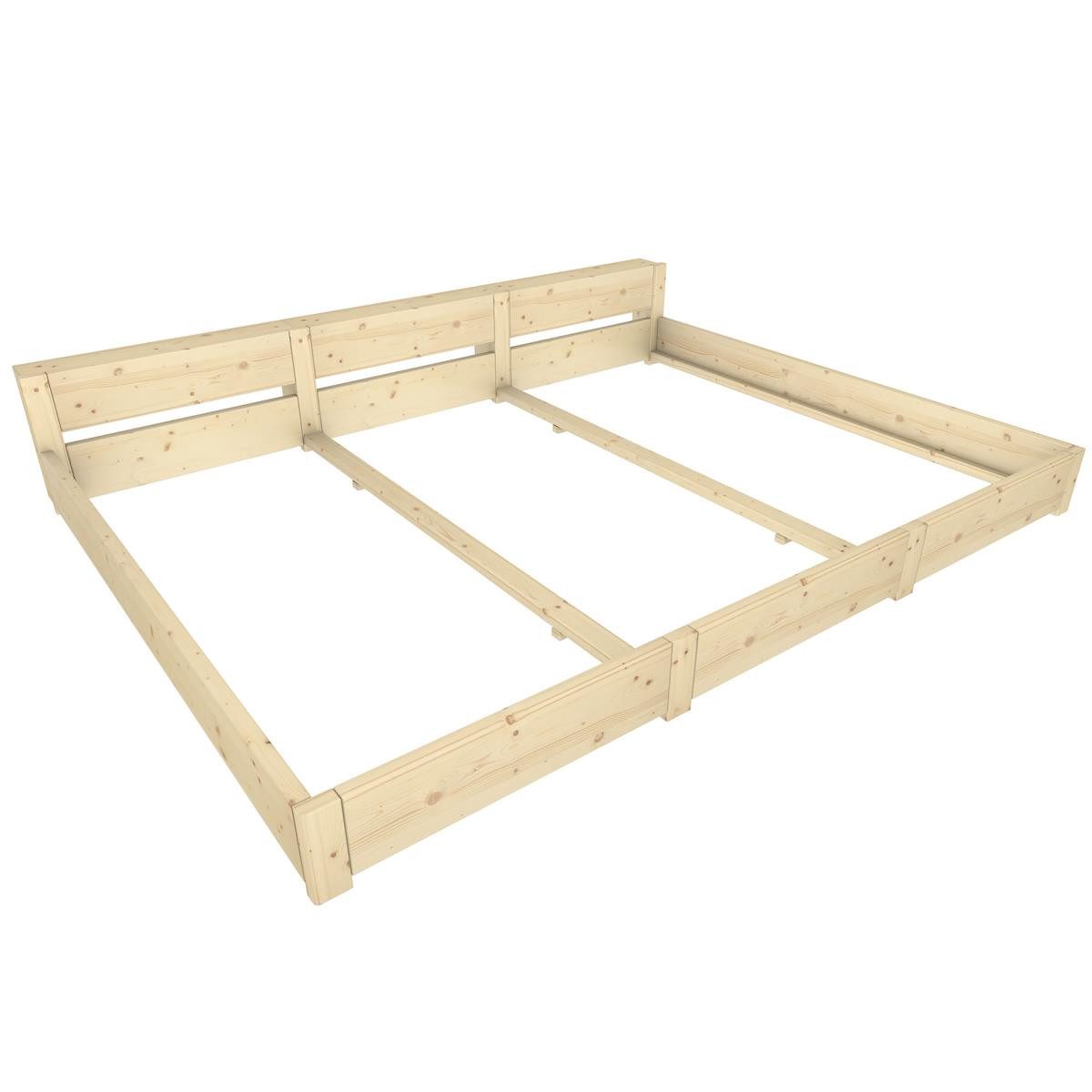 TUGA-Holztech Massivholzbett Familienbett "Familien-Nesterl" 270 200 günstig online kaufen