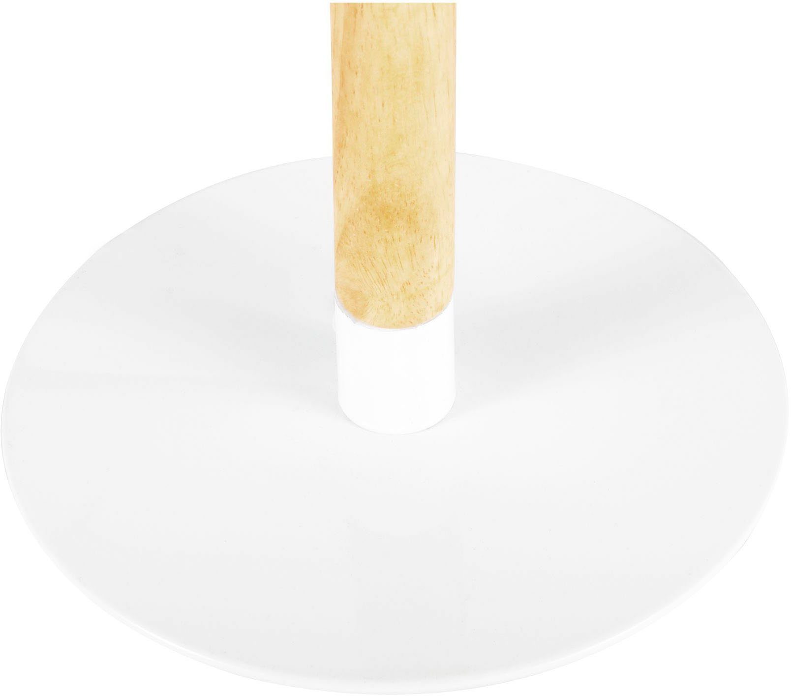 Pauleen Tischleuchte Weiß Stoffschirm ohne Cuddles, E27, Woody Leuchtmittel