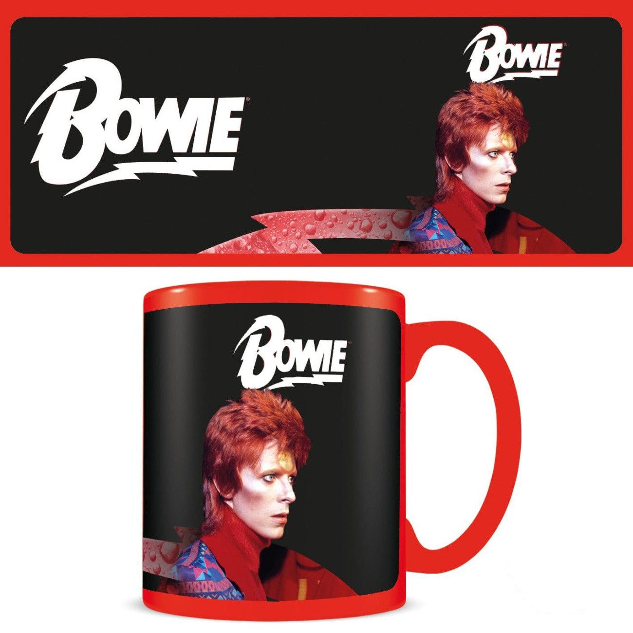 Pyramid International Tasse David Bowie Tasse mit Thermoeffekt Bolt