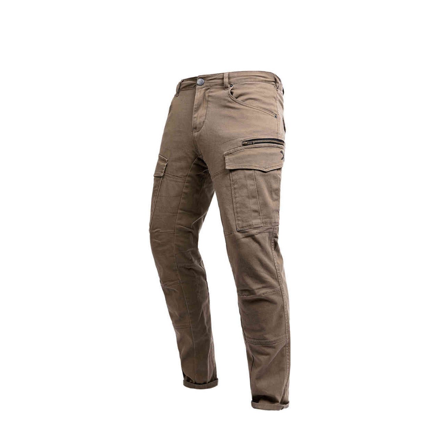 John Doe Motorradhose Stroker Cargo XTM Motorrad Textilhose Knieprotektoren enthalten