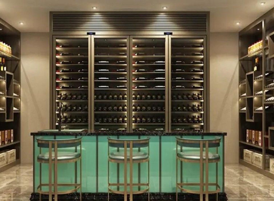 Xlmoebel Weinschrank Weinkühlschrank Weinablage Weinschrank Flaschenregal Weinmöbel (1-St) Made in Europa