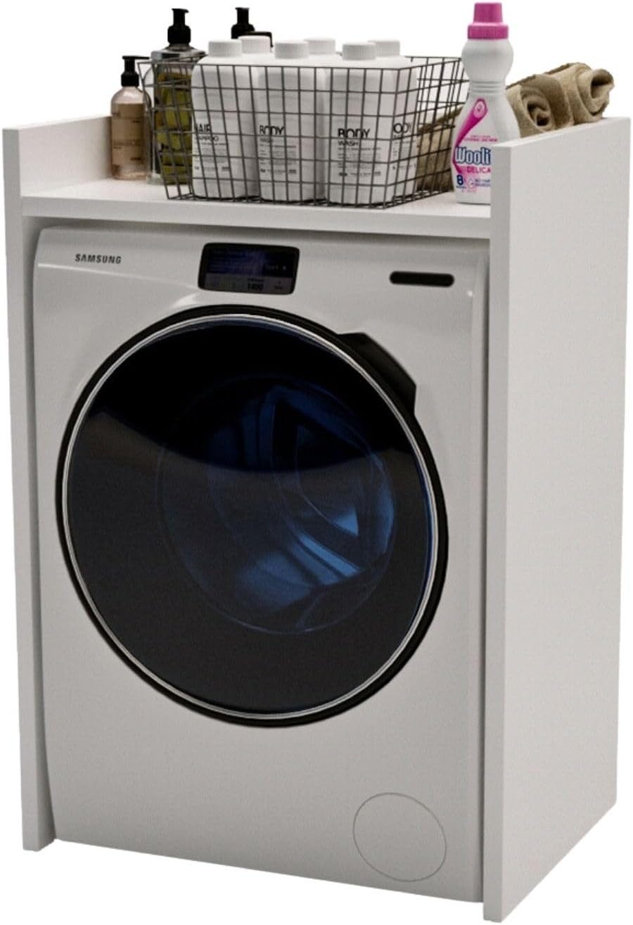 CraftPAK Waschmaschinenumbauschrank für Waschmaschine & Wäschetrockner - Überbauschrank