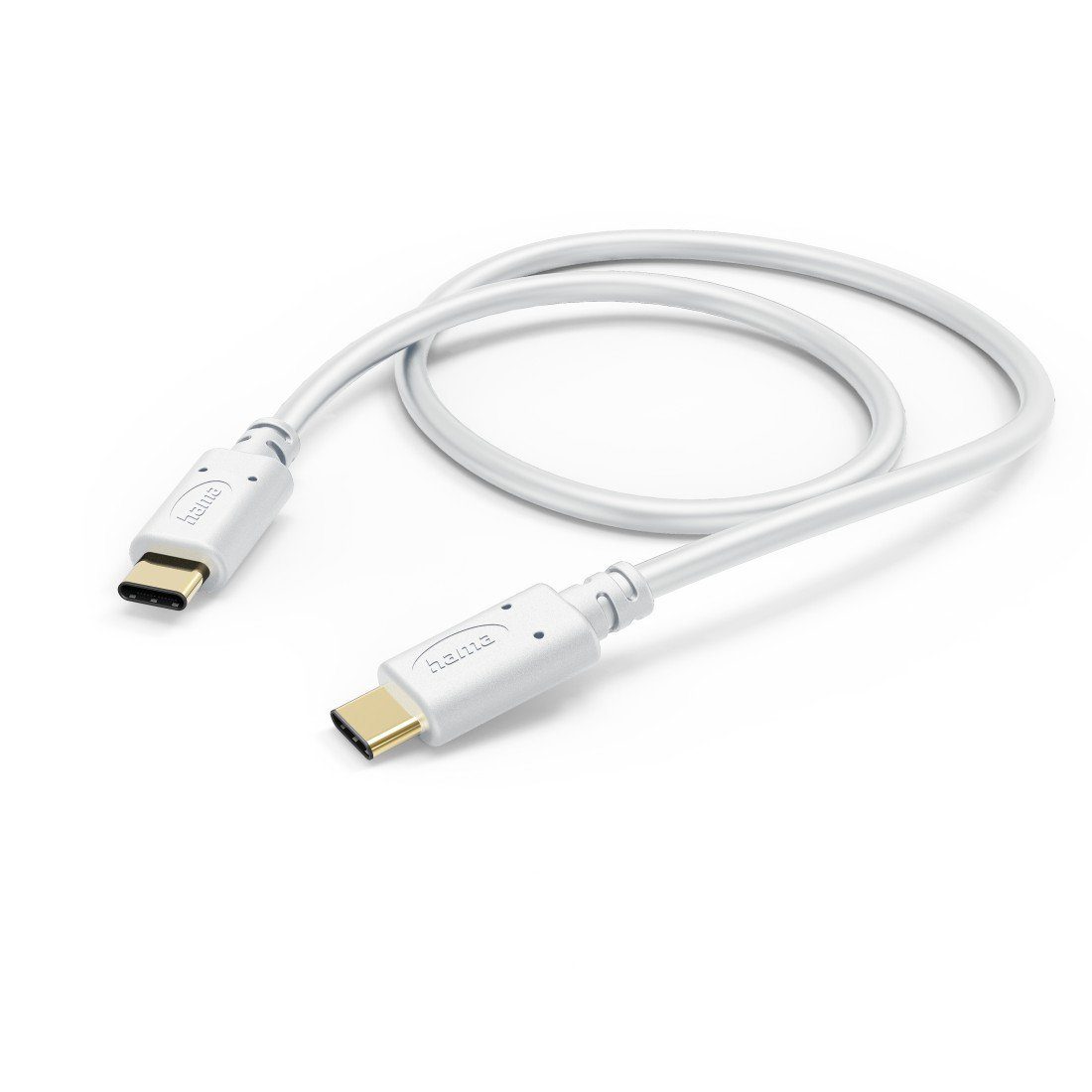Hama Ladekabel, USB-C, 1,5m, weiß USB-Kabel, USB Typ C, USB-C, USB-C (150 cm), Datenübertragung, Schnellladefunktion