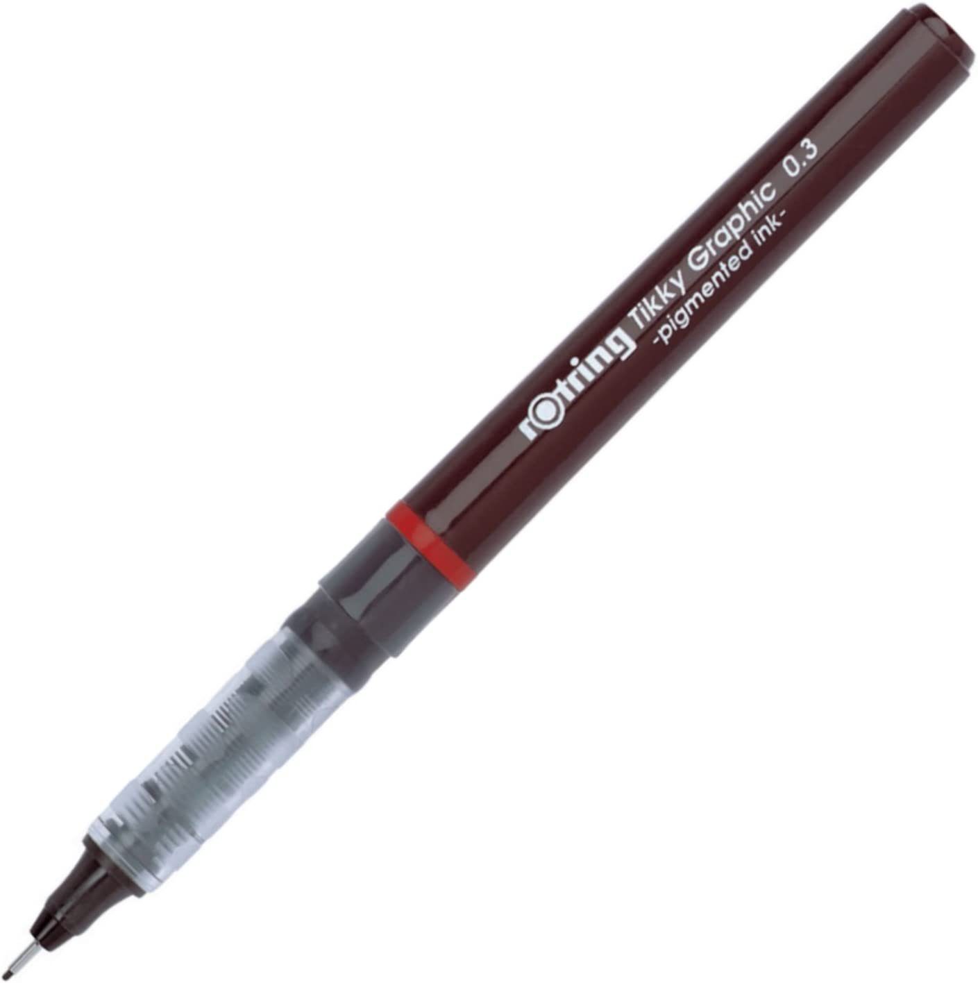 Tinte ROTRING Fineliner Tikky Graphic Fineliner schwarze Rotring 1904753, 0,3 mm,