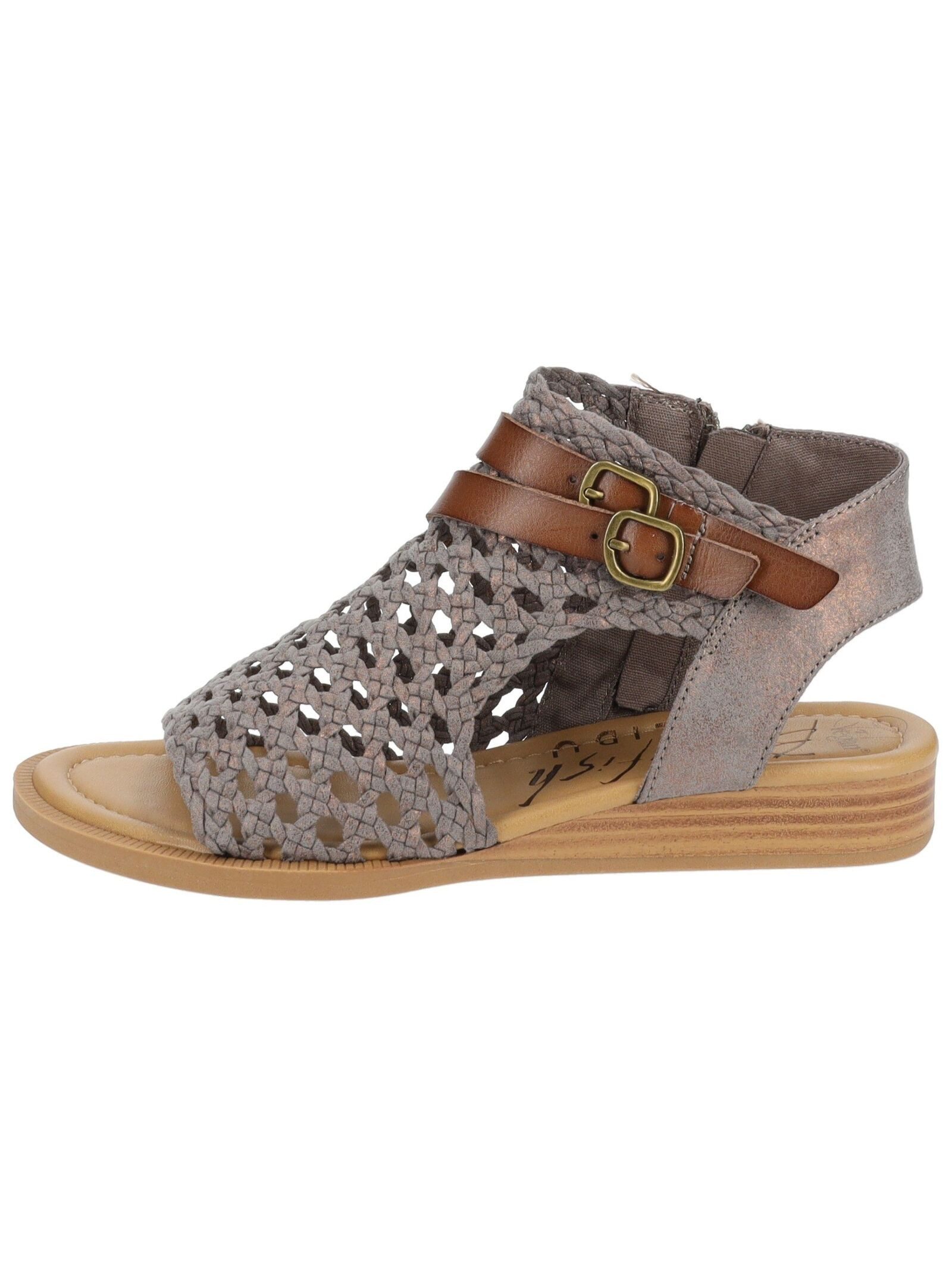 Blowfish Sandalen Lederimitat/Textil . Keilsandalette