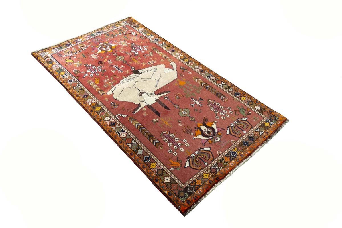 Perserteppich Läufer, Trading, 10 rechteckig, Nain Orientteppich / Orientteppich Shiraz Handgeknüpfter 109x199 mm Höhe: