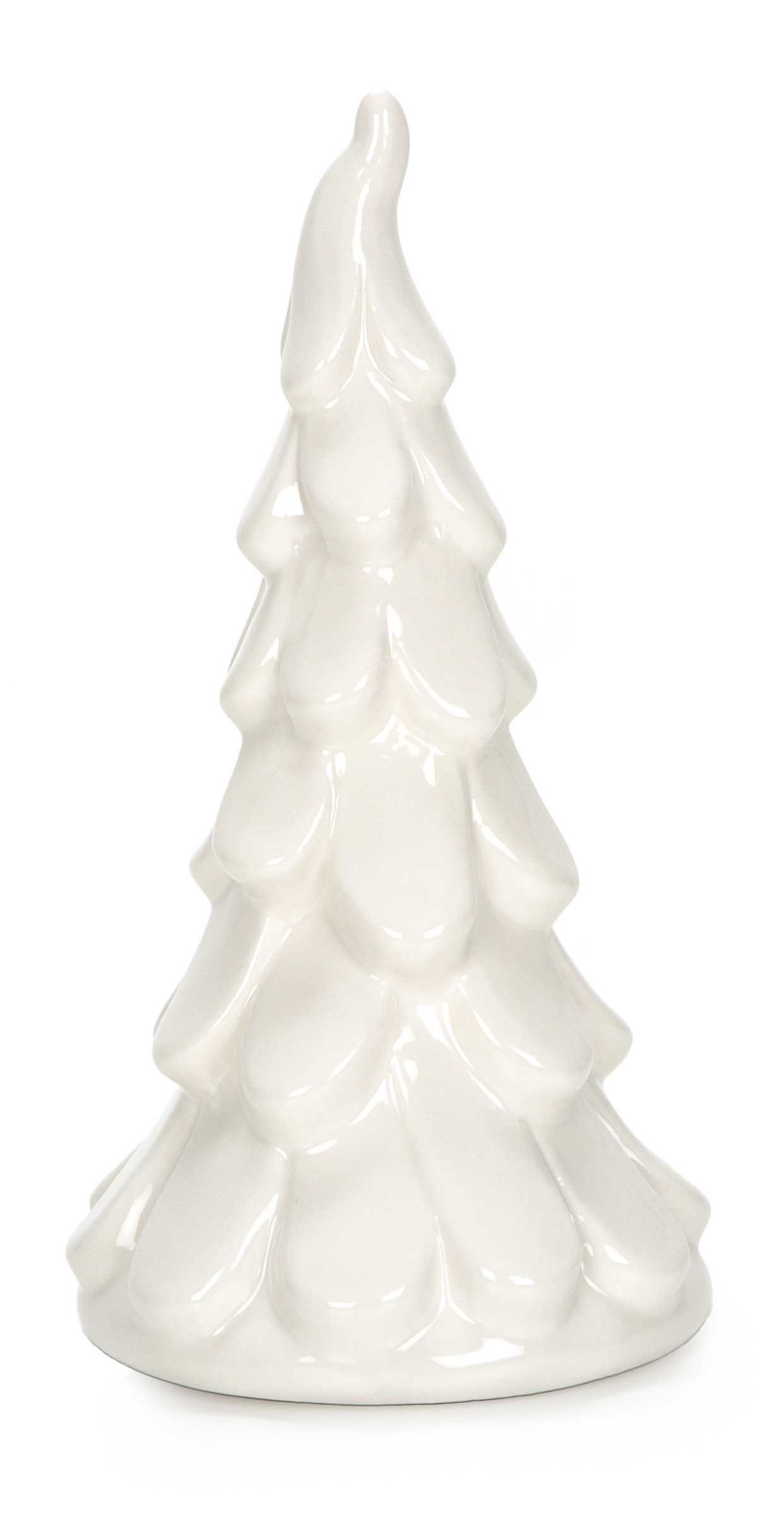Bubble-Store Weihnachtsfigur weißer Weihnachtsbaum (1 St., Tannenbaum), Weihnachtsbaum aus Keramik