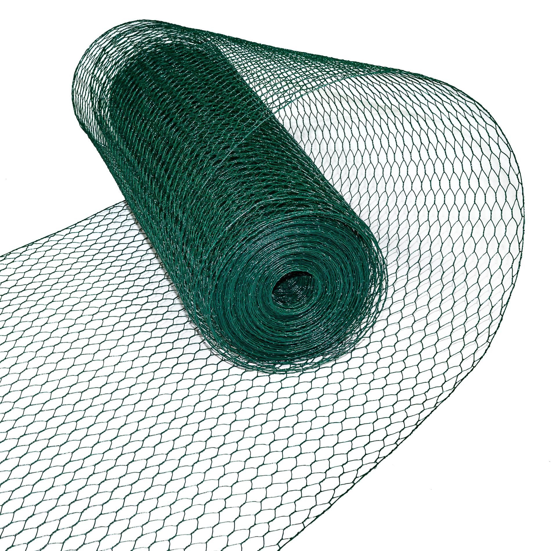 ESTEXO Gartenzaun Sechseckgeflecht Volierendraht Hasendraht 0,50 x 25 m Drahtzaun Zaun