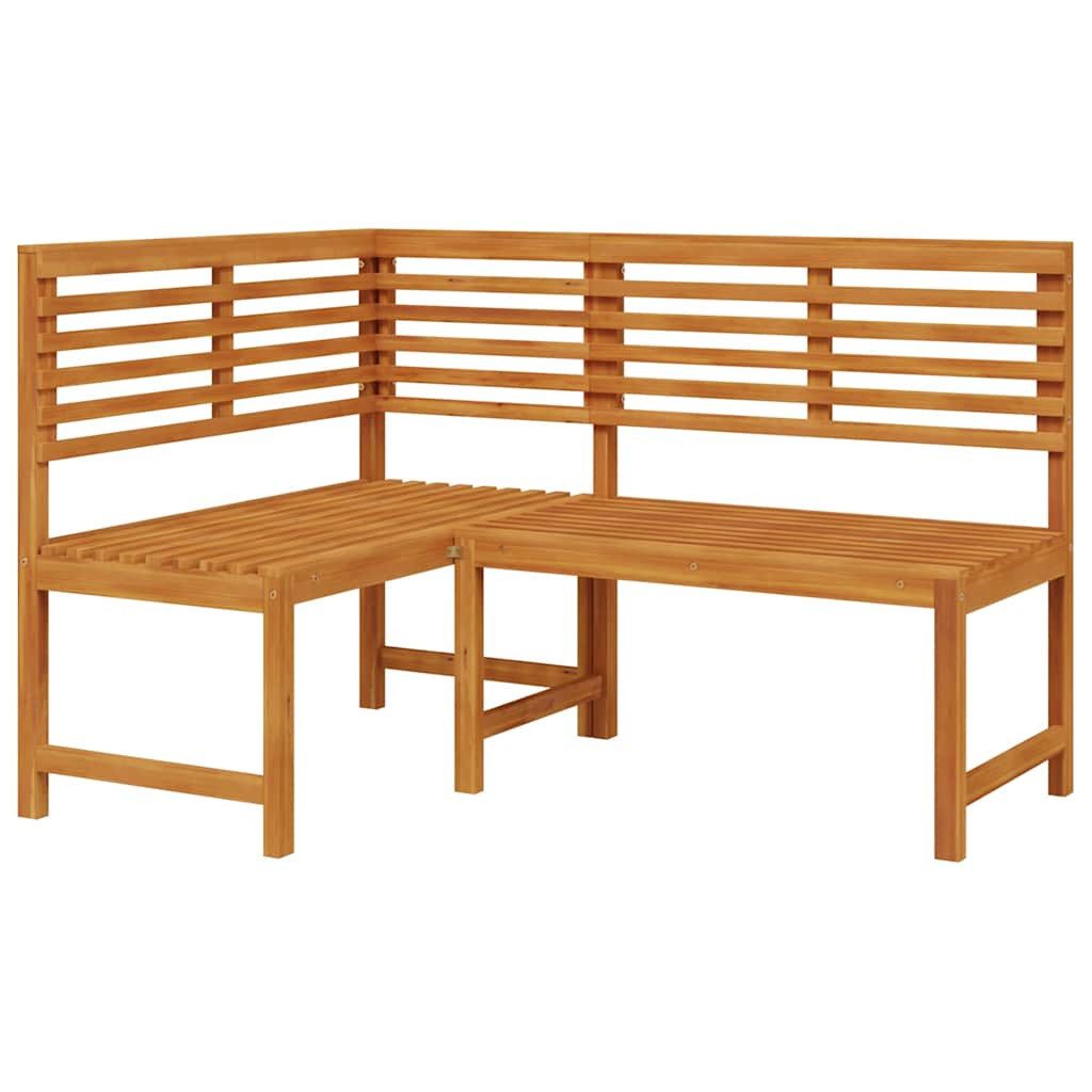 Garten-eckbank 140 Cm Massivholz Akazie günstig online kaufen