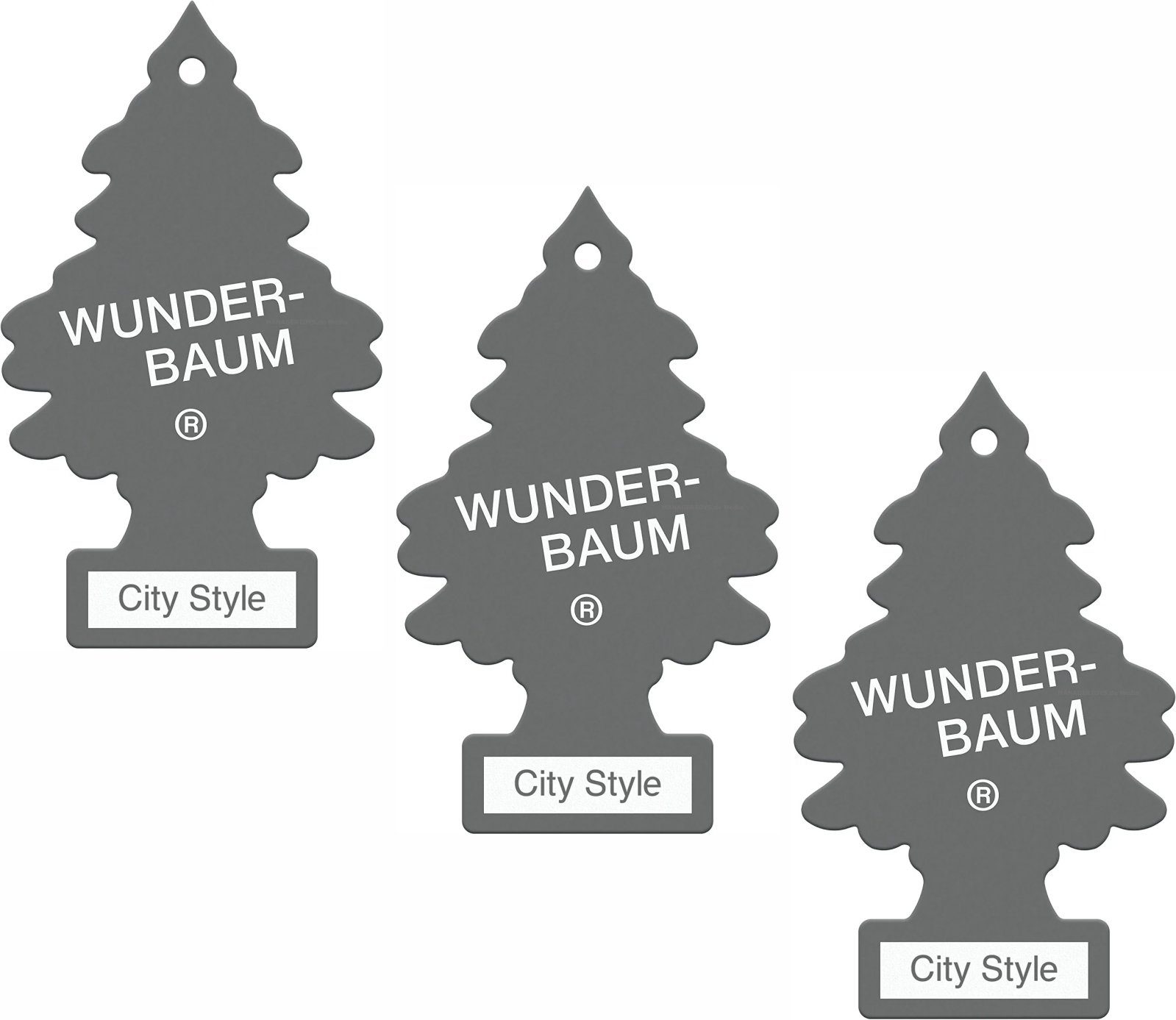 Tree Set Kunstbaum little City Wunderbaum drei 3er Wunder-Baum Stück, Style