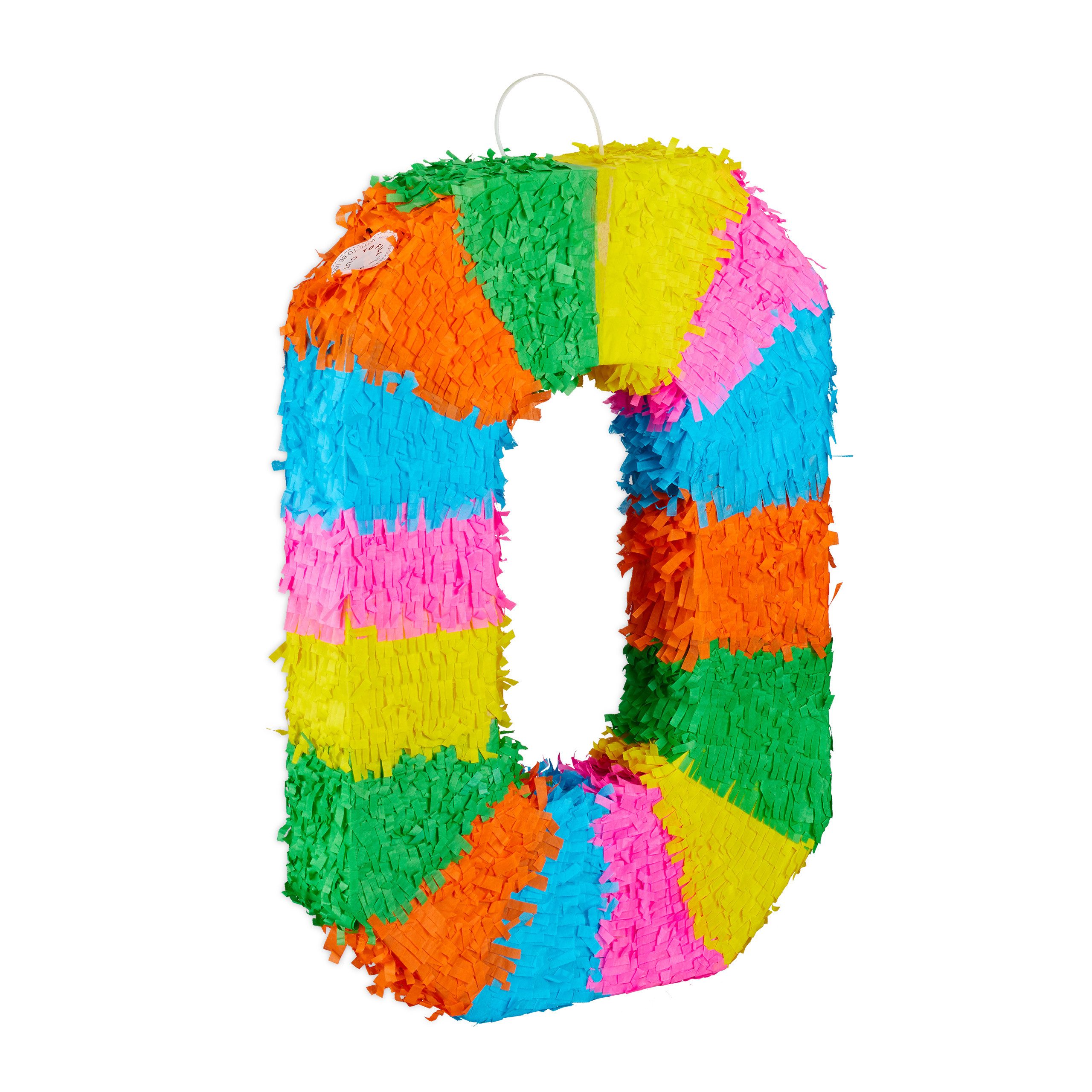 relaxdays Pinata Geburtstag Zahl, 0