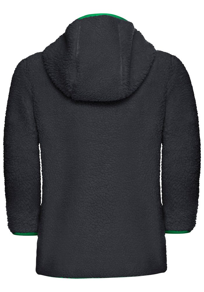 Jack Wolfskin Fleecejacke ICE CURL HOOD JACKET K Übergangsjacke mit Kapuze, mit Brusttasche mit Reißverschluss
