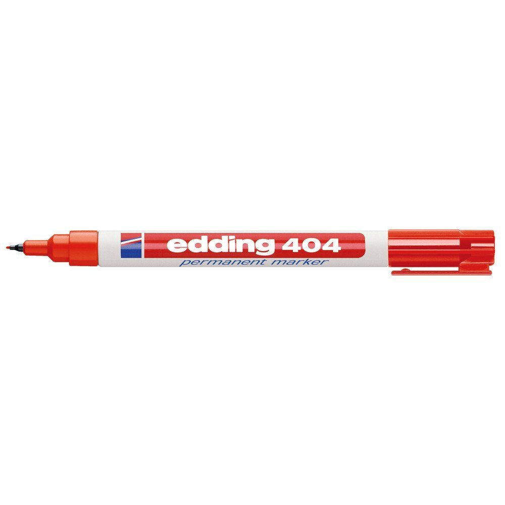edding Permanentmarker Permanent Marker 404, edding 404, 0,75 mm Rot