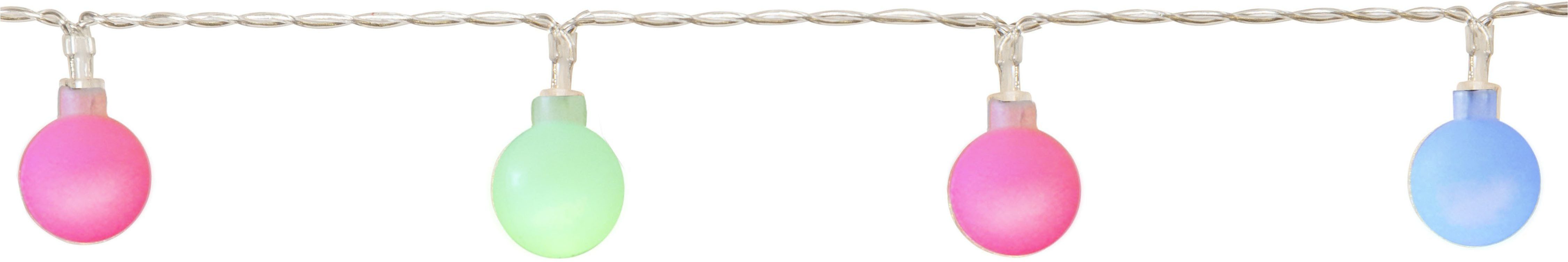 STAR TRADING LED-Lichterkette Globini, 20-flammig, mit Wintersolarpanel, incl. Akku, outdoor, Vierfarb-Karton