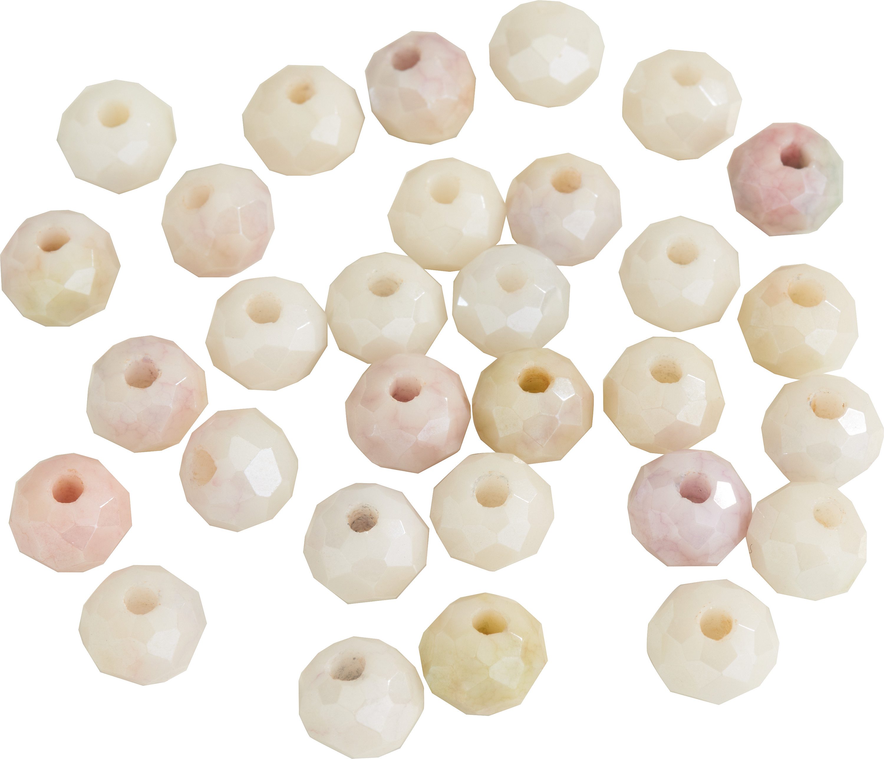 Pracht Bastelperlen Glasschliffperlen, (30-tlg), 6mm, 30 Stück