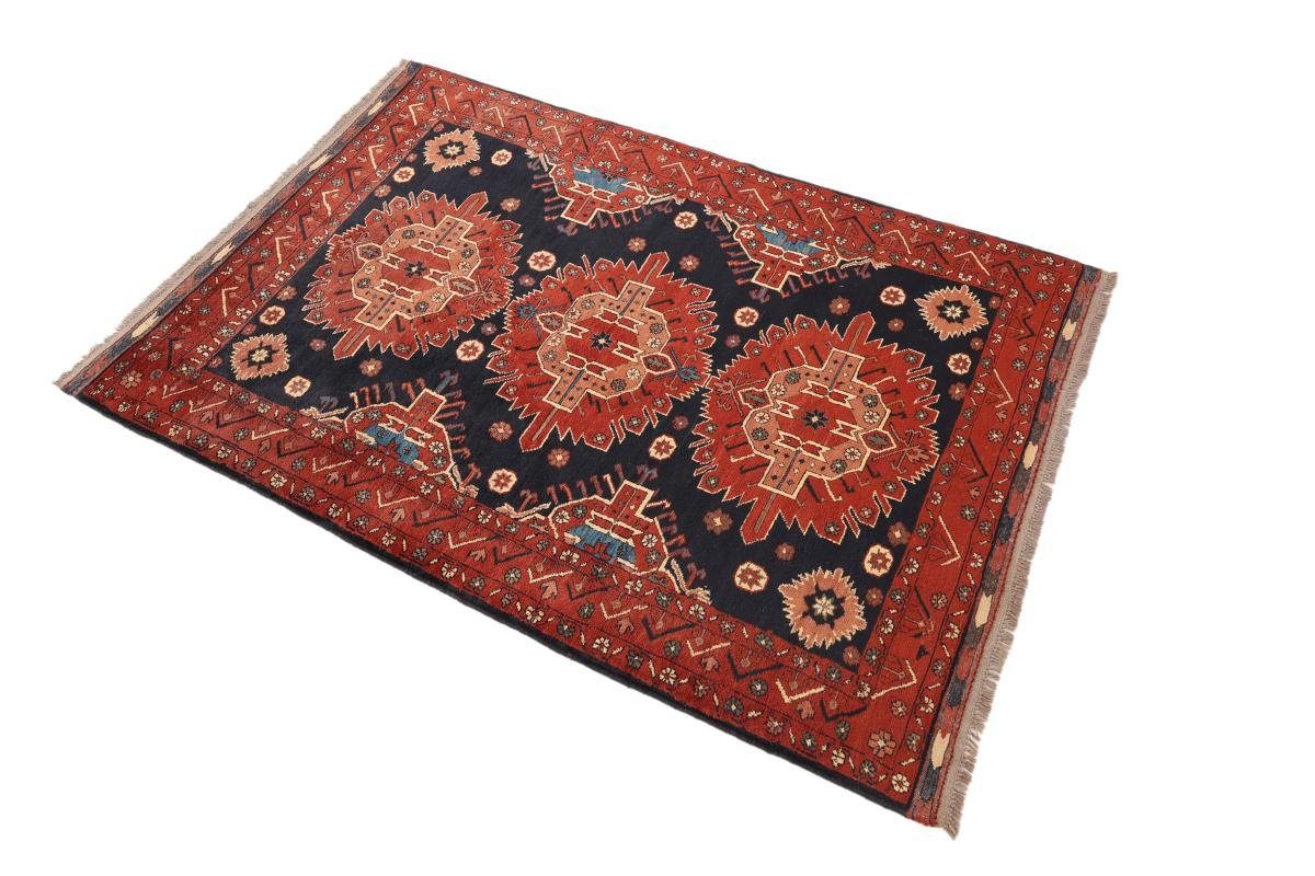 Orientteppich Kazak 130x182 Handgeknüpfter Orientteppich, 5 rechteckig, Trading, mm Höhe: Nain
