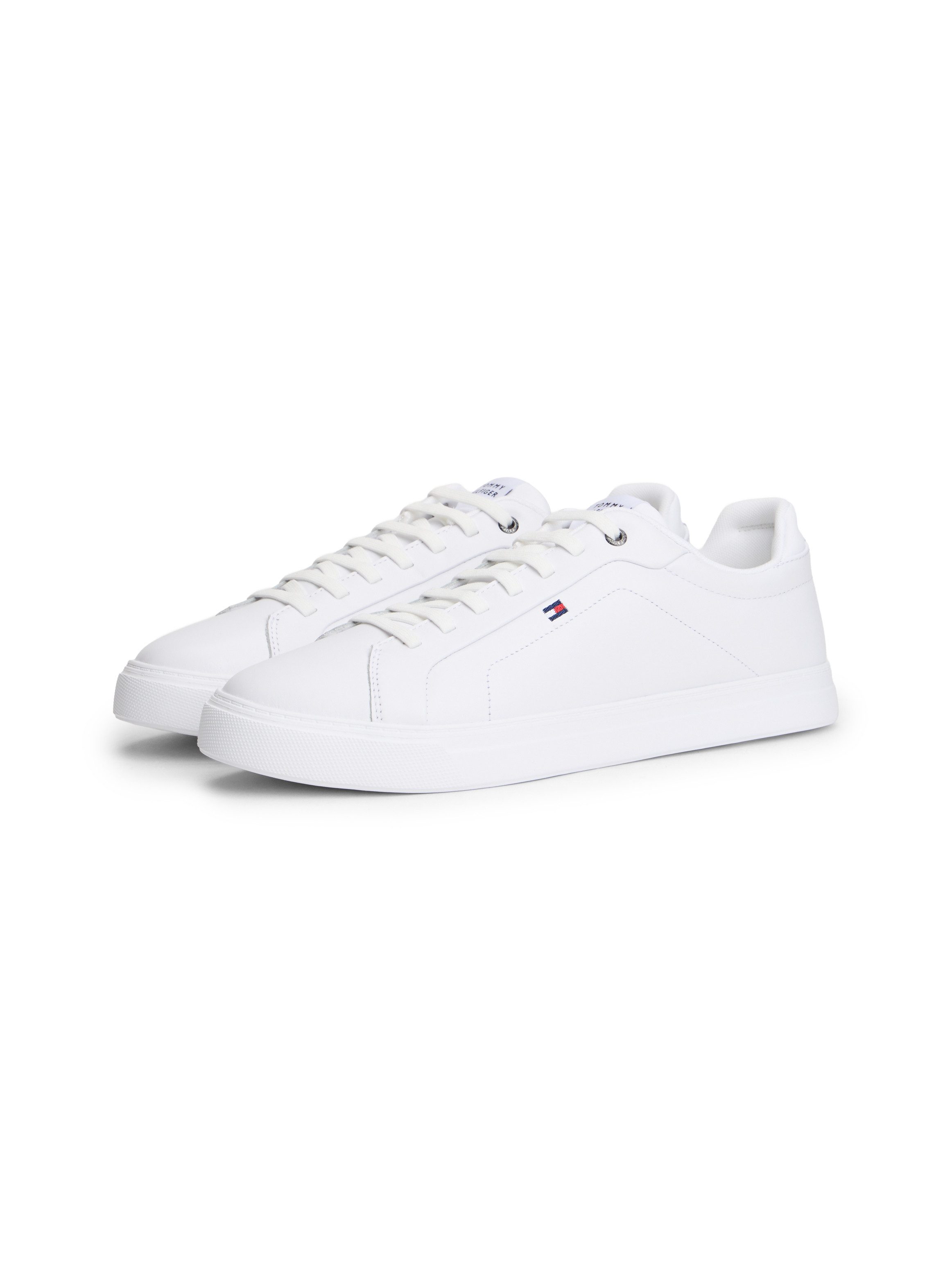 Tommy Hilfiger ICON COURT LIGHT ESS Sneaker, Freizeitschuh, Halbschuh, Schnürschuh, weich gepolsterter Schaftrand