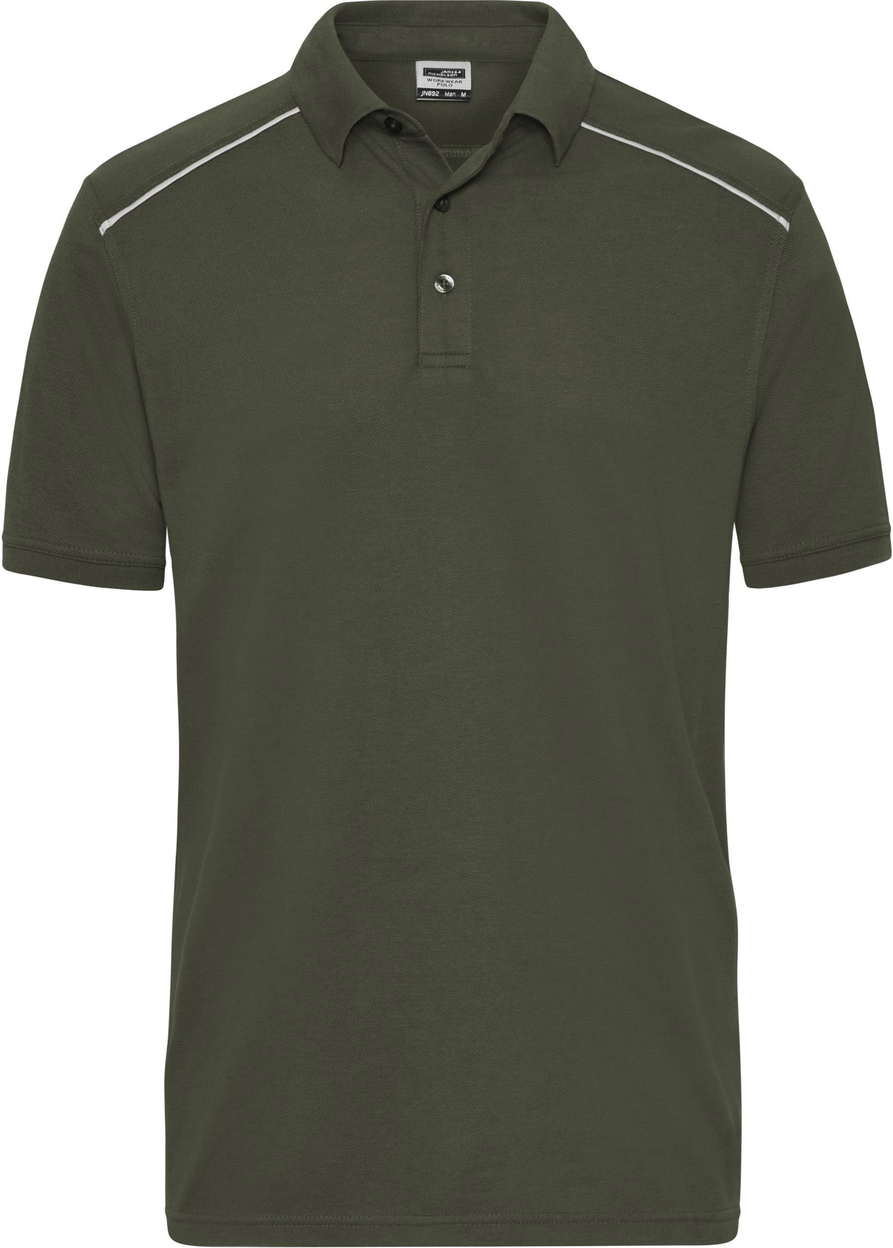 James & Nicholson Poloshirt Workwear Polo -Solid- FaS50892 auch in Übergrößen Olive