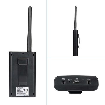 Retekess T130S Wireless Tour Guide System, für Konferenzen, Werksbesichtigungen mobiles Navigationsgerät (100m Drahtloses Flüster Reiseführersystem, 49 Kanäle, Hochschulen)