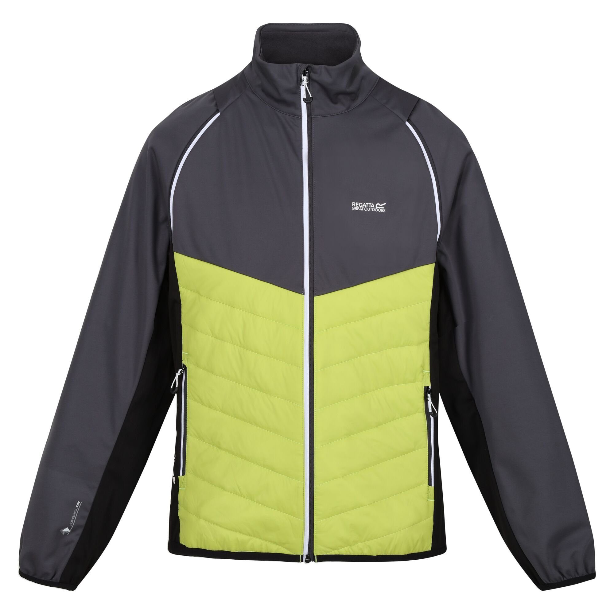 Regatta Funktionsjacke Steren für Herren, wind- und wasserabweisend SlGry/GrnAlg