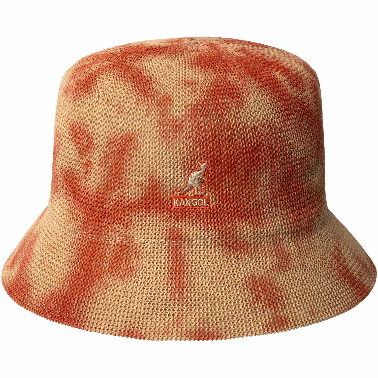 Kangol Trilby Leichter getrickter Bucket Hat im Tie Dye Look