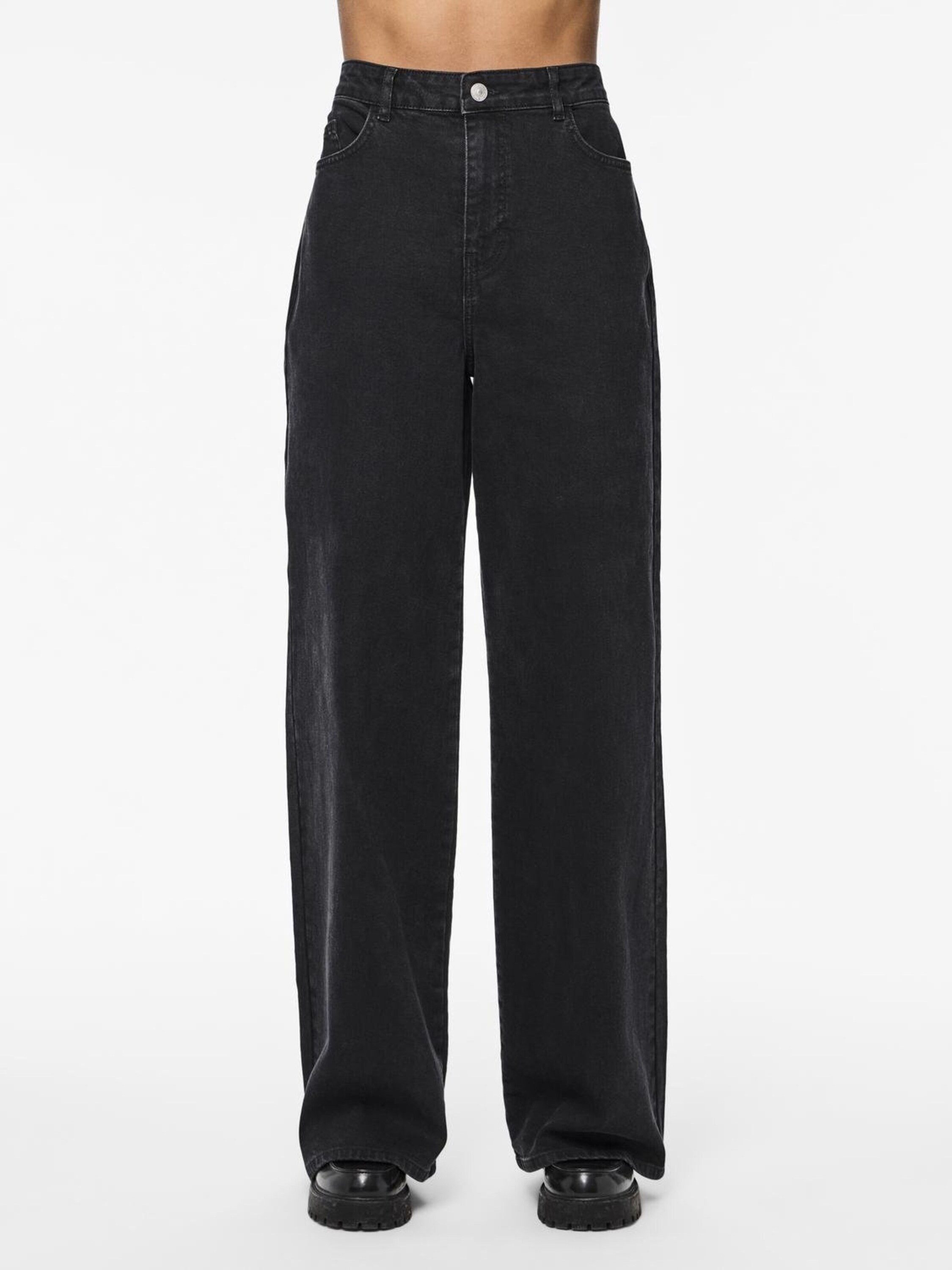 pieces Weite Jeans Selma (1-tlg) Plain/ohne Details – Bild 3 von 5