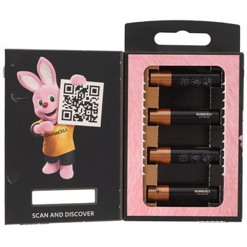 Duracell Duracell Optimum AAA Mignon Alkaline-Batterien, 1.5V LR03 MX2400, 4er Batterie