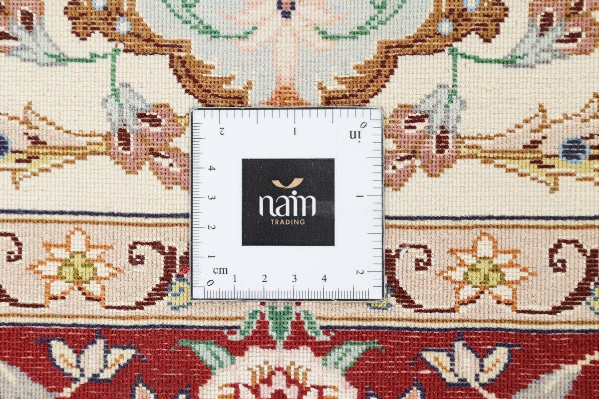 6 107x164 Orientteppich Handgeknüpfter Nain Isfahan Orientteppich, Seidenkette mm rechteckig, Trading, Höhe: