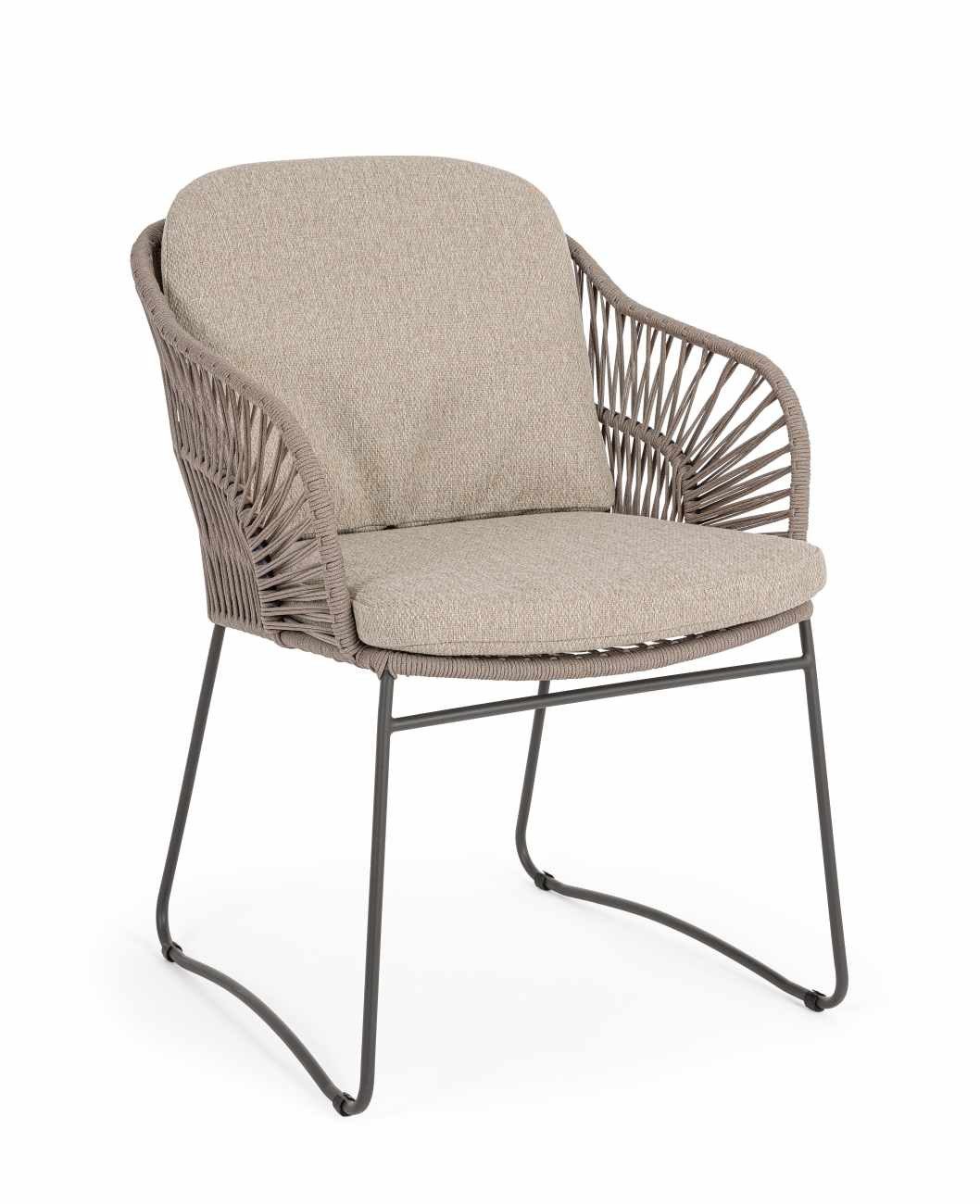 Bizzotto Gartenstuhl Carles Inkl. Kissen