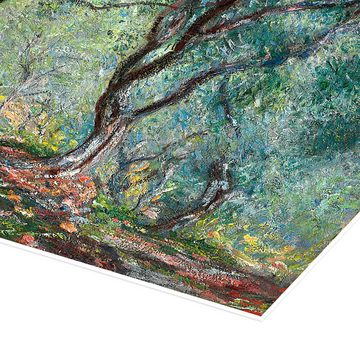 Posterlounge Poster Claude Monet, Olivenbäume im Moreno-Garten, Wohnzimmer Malerei