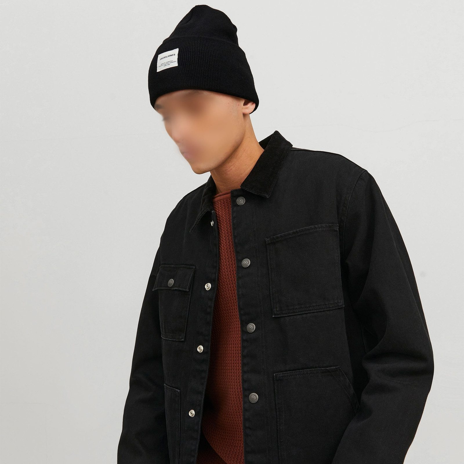 Jack & Jones Strickmütze Long Knit Beanie Noos mit Logopatch günstig online kaufen