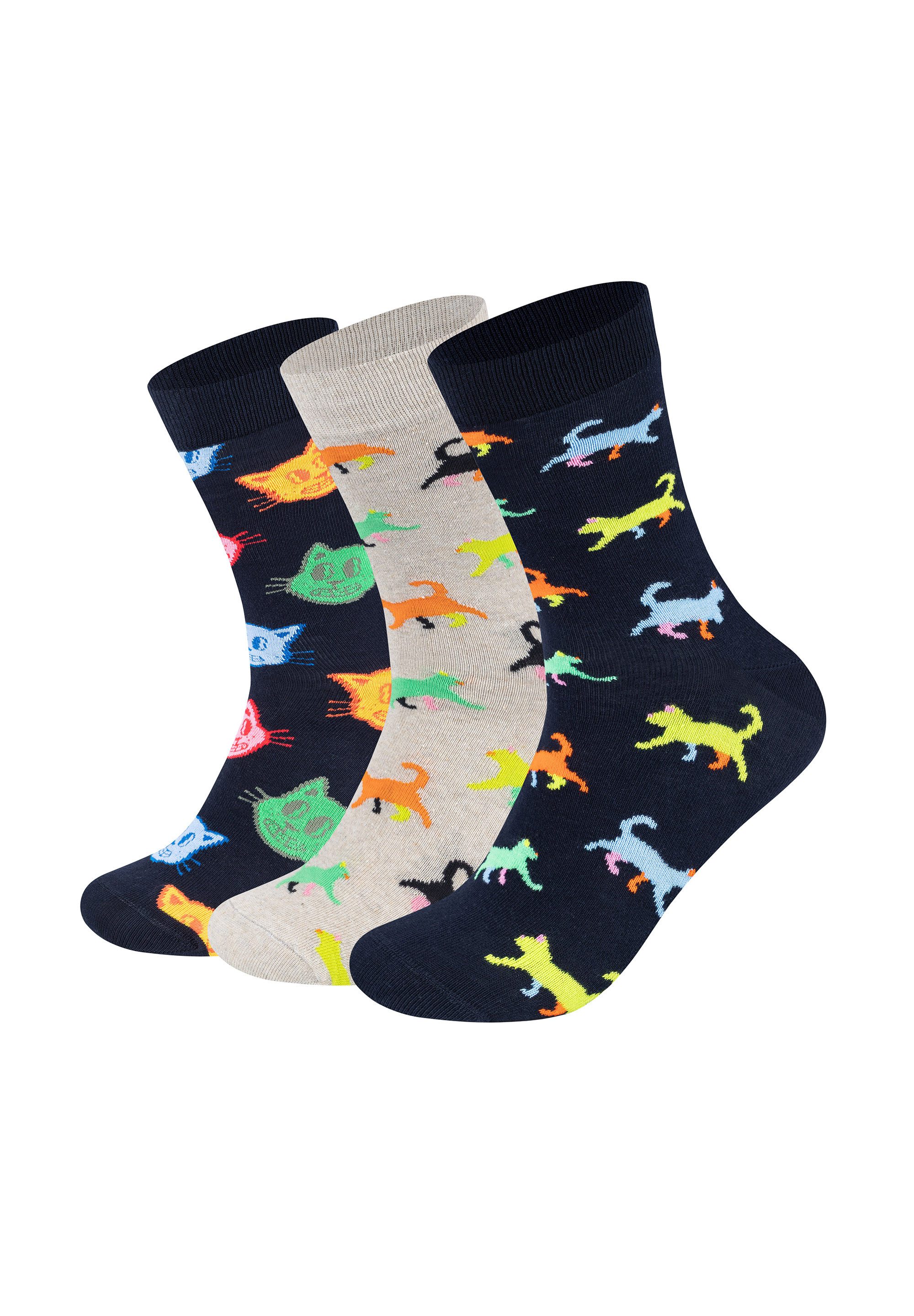 Happy Socks Basicsocken Kitten Love Verstärkte Ferse, besseren Halt günstig online kaufen