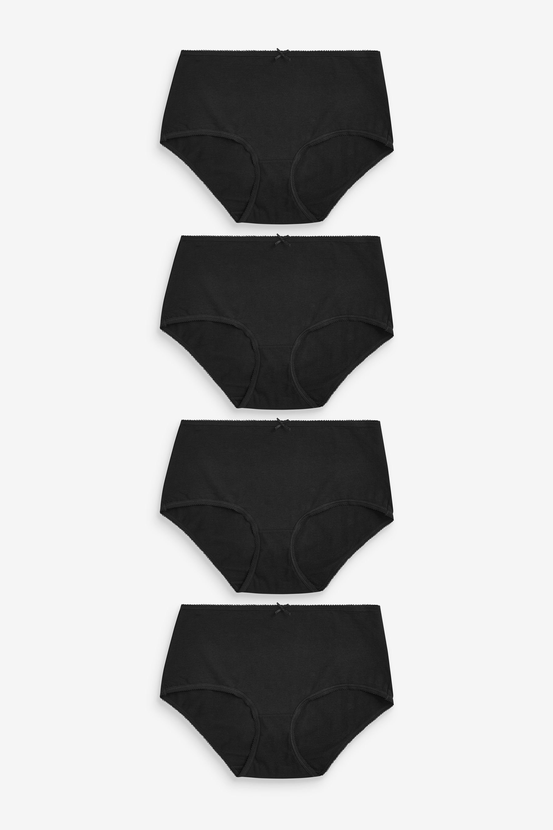 Midislip Slips mit hohem Baumwollanteil, 4er-Pack-Midi-Slip