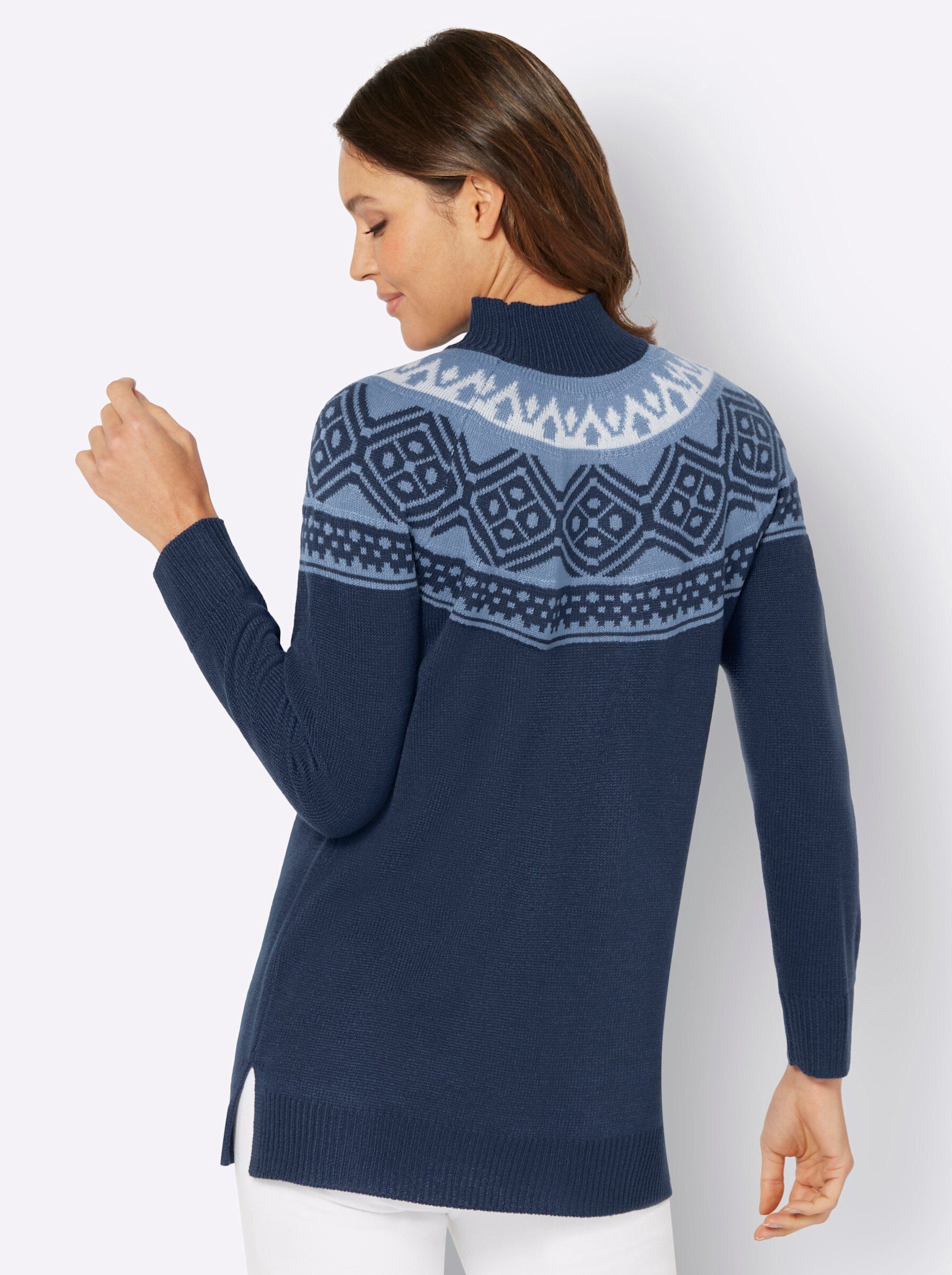Sieh an! Strickpullover Longpullover günstig online kaufen
