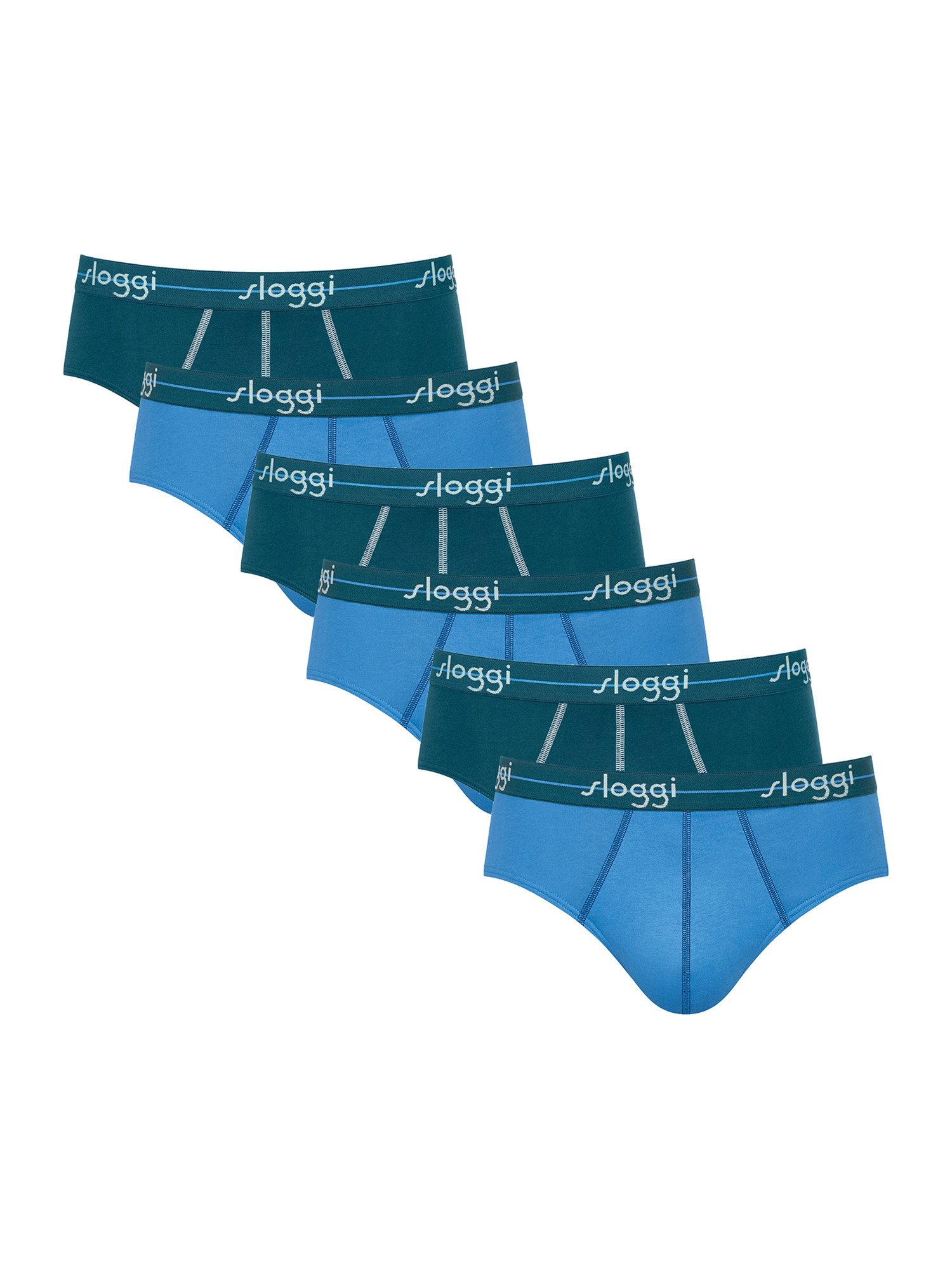sloggi Slip Start Midi (6-St) Männer klassisch geschnittene