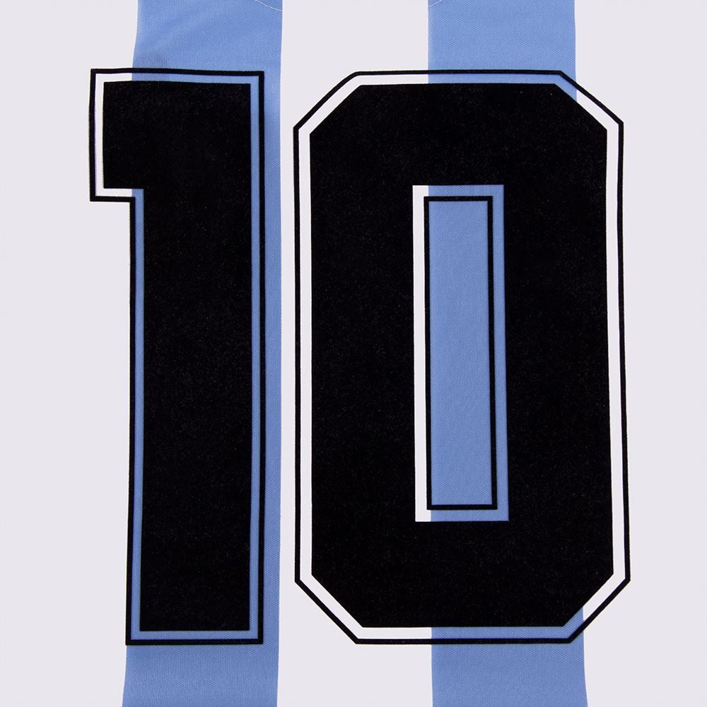 COPA T-Shirt Maradona X COPA Argentinien 1986 Gesticktes Vereinsemblem – Bild 4 von 5