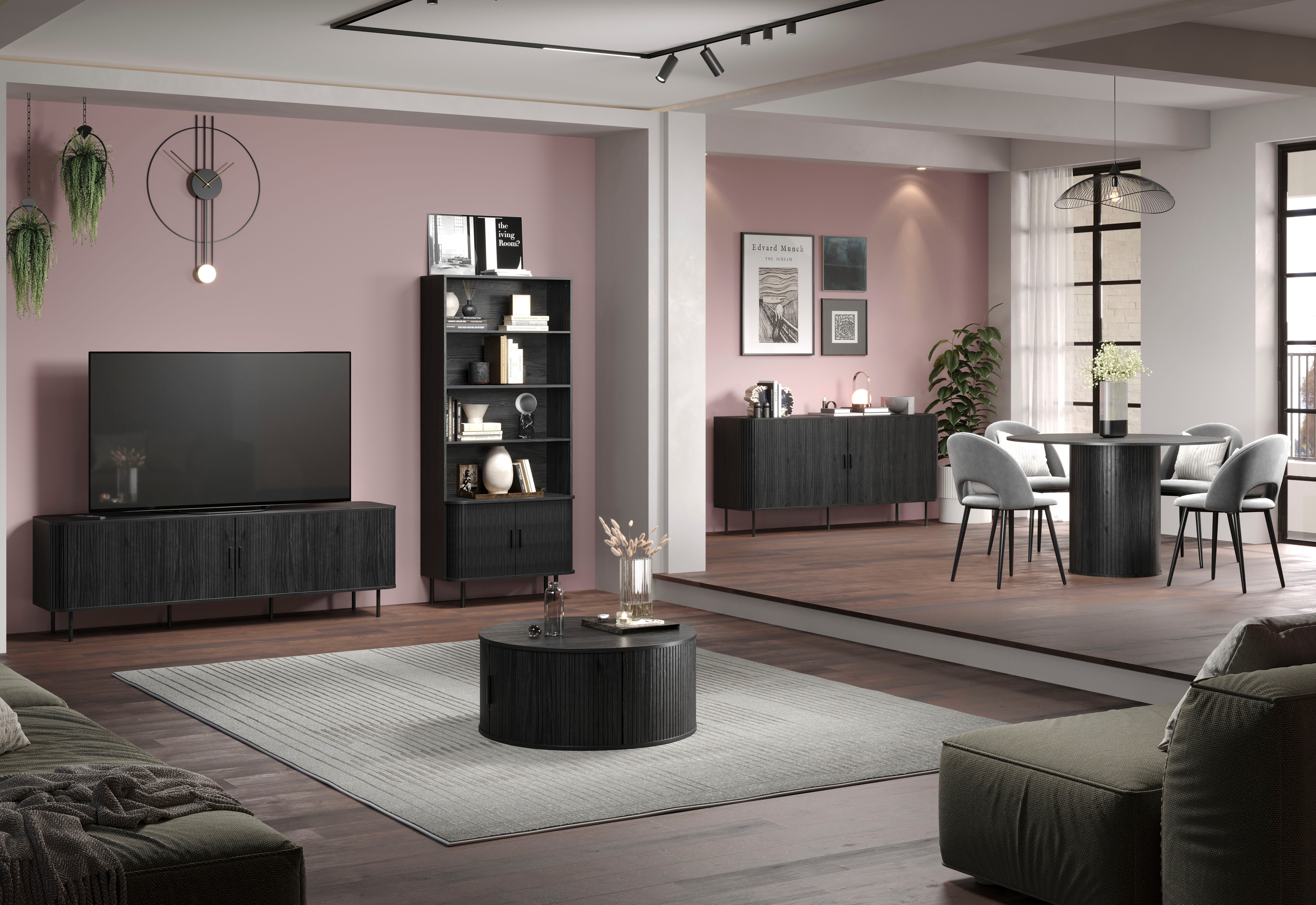 Home affaire Couchtisch Ronda (1-St), Runder Sofatisch mit Stauraum - Maße (B/T/H) 80/80/36 cm – Bild 5 von 5
