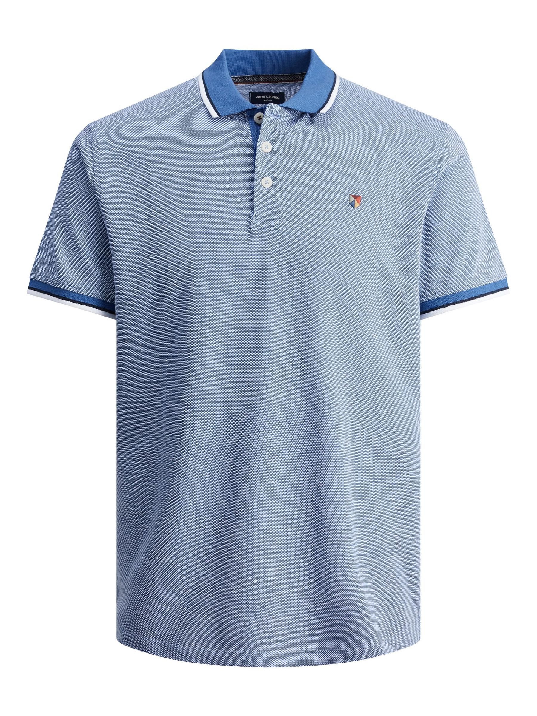 T-Shirt Polo Pique Kurzarm Basic JPRBLUWIN
