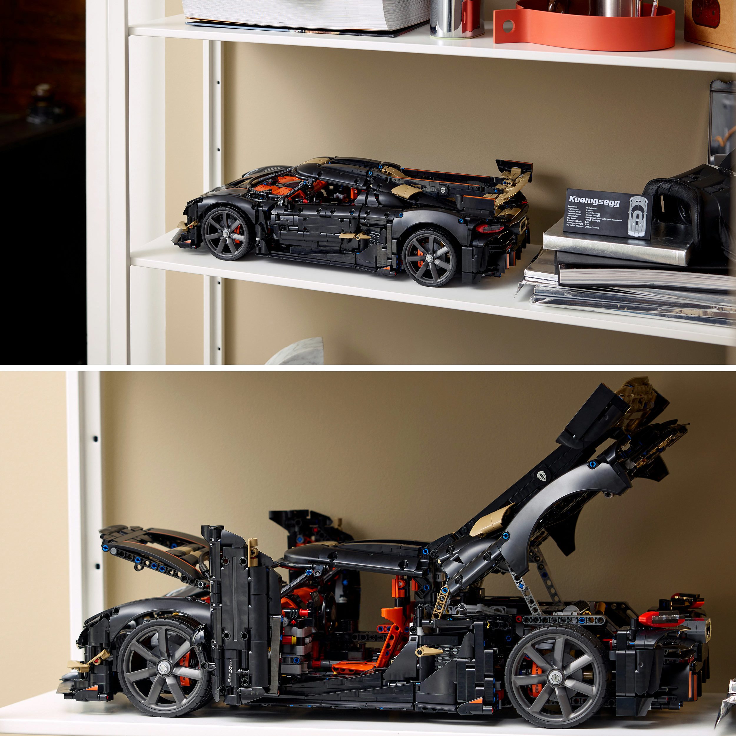 LEGO® Koenigsegg Sadair's Spear Hypercar (42232), LEGO Technic Konstruktionsspielsteine, (4104 St), Made in Europe – Bild 4 von 5