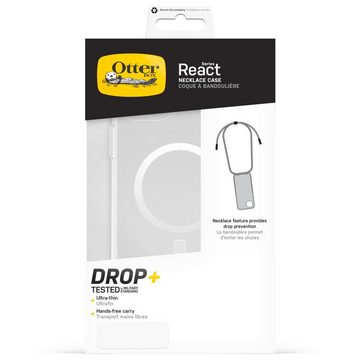 Otterbox Case zum Umhängen React Necklace Hülle für MagSafe für Apple iPhone 15 Plus, ultraschlanke, schützende Hülle mit verstellbarer Handykette