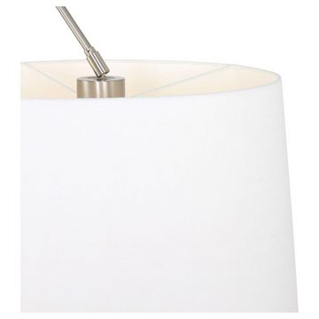 click-licht Stehlampe Stehleuchte Gramineus in Silber und Weiß E27, keine Angabe, Leuchtmittel enthalten: Nein, warmweiss, Stehlampe, Standlampe
