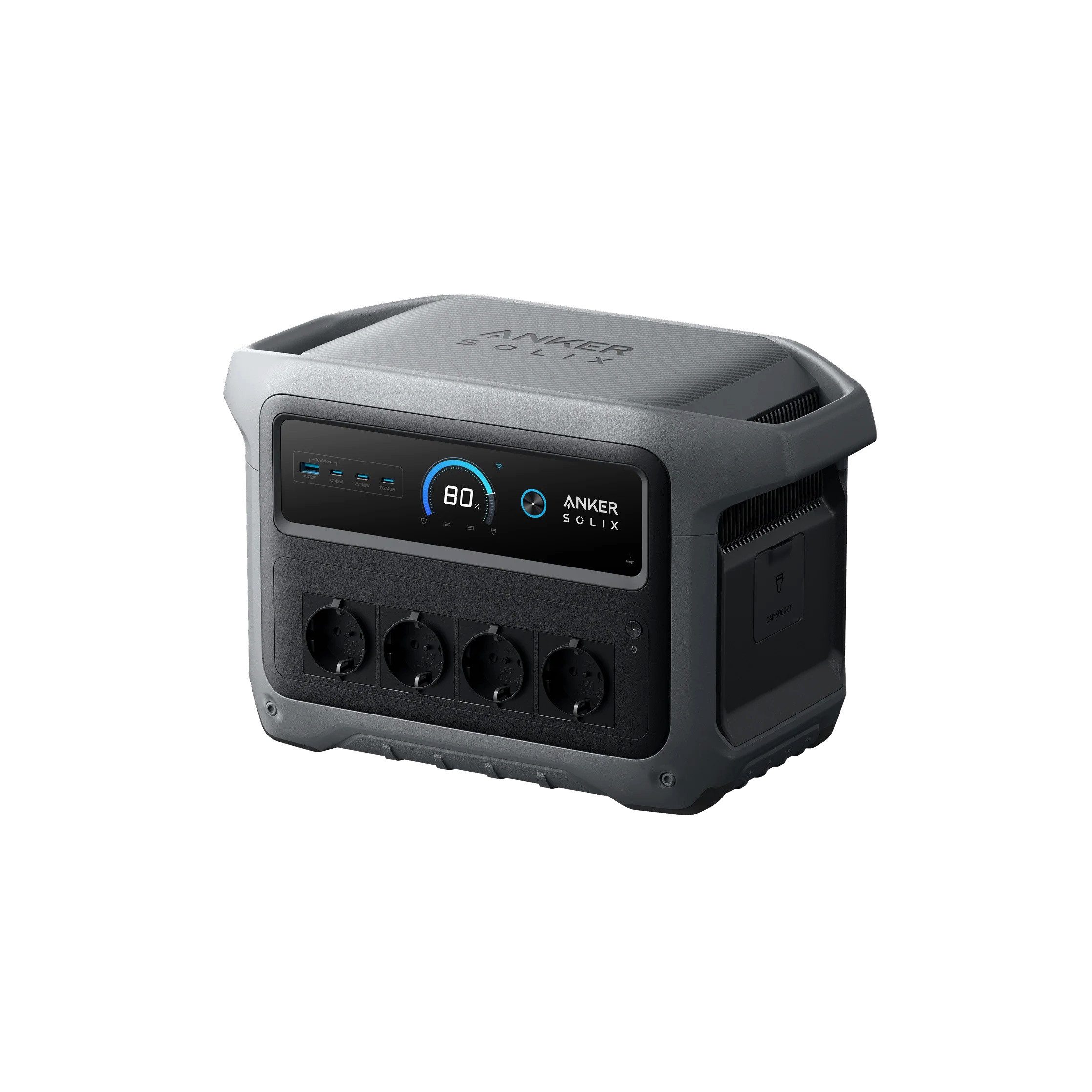Anker Anker SOLIX C1000 Gen2 PowerStation 1024 Wh 2000W Powerbank Anker Solix C1000 Gen2 20000 mAh (5-230 V, 1 St), Insgesamt bis zu 9 Geräte gleichzeitig verso – Bild 2 von 5