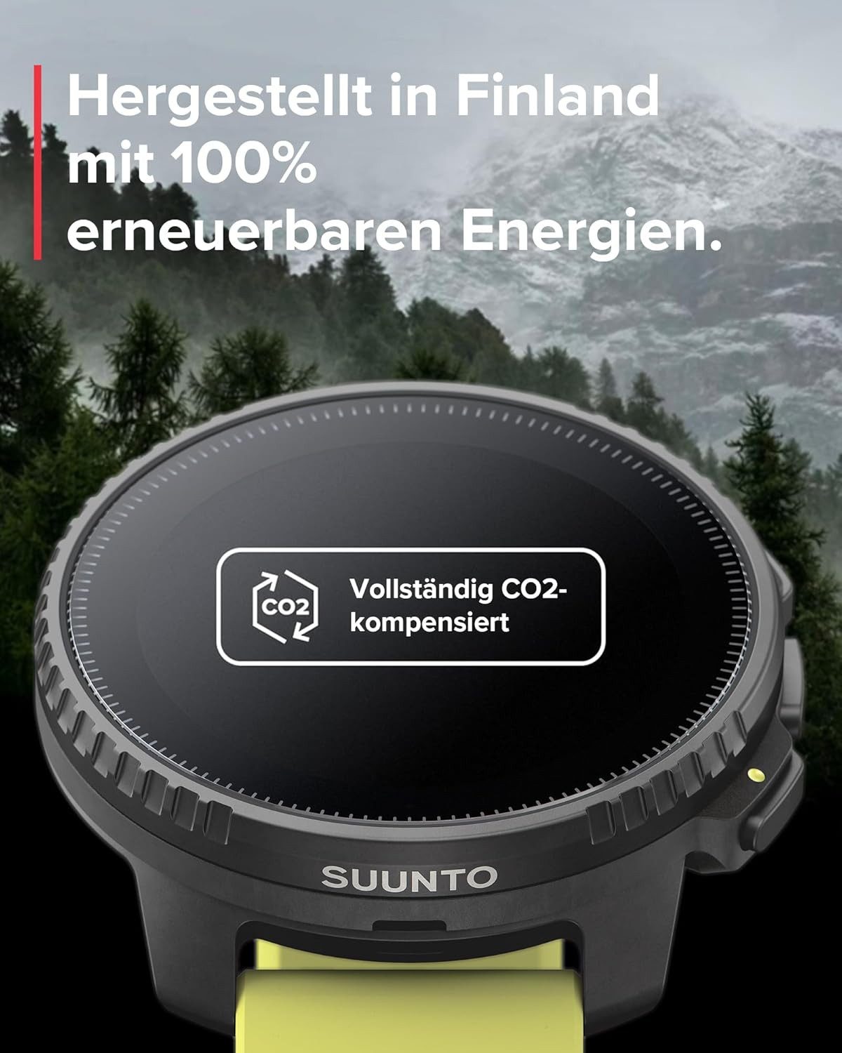 Suunto Smartwatch (3,6 cm, android ios), Premium GPS Sportuhr mit AMOLED Display und Dual-Frequenz-Navigation
