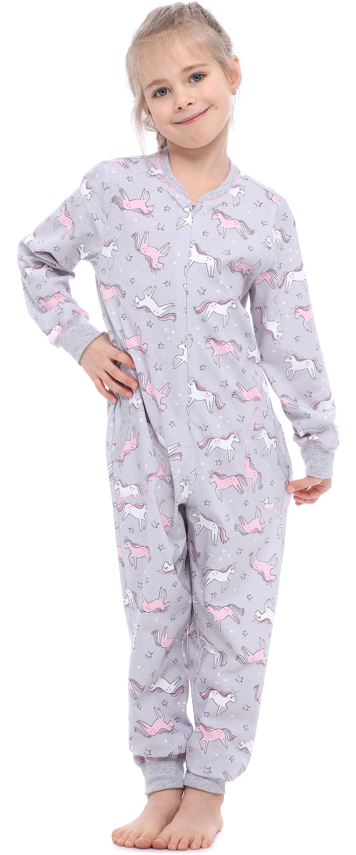 Schlafanzug Mädchen Schlafanzug Jumpsuit MS10-186