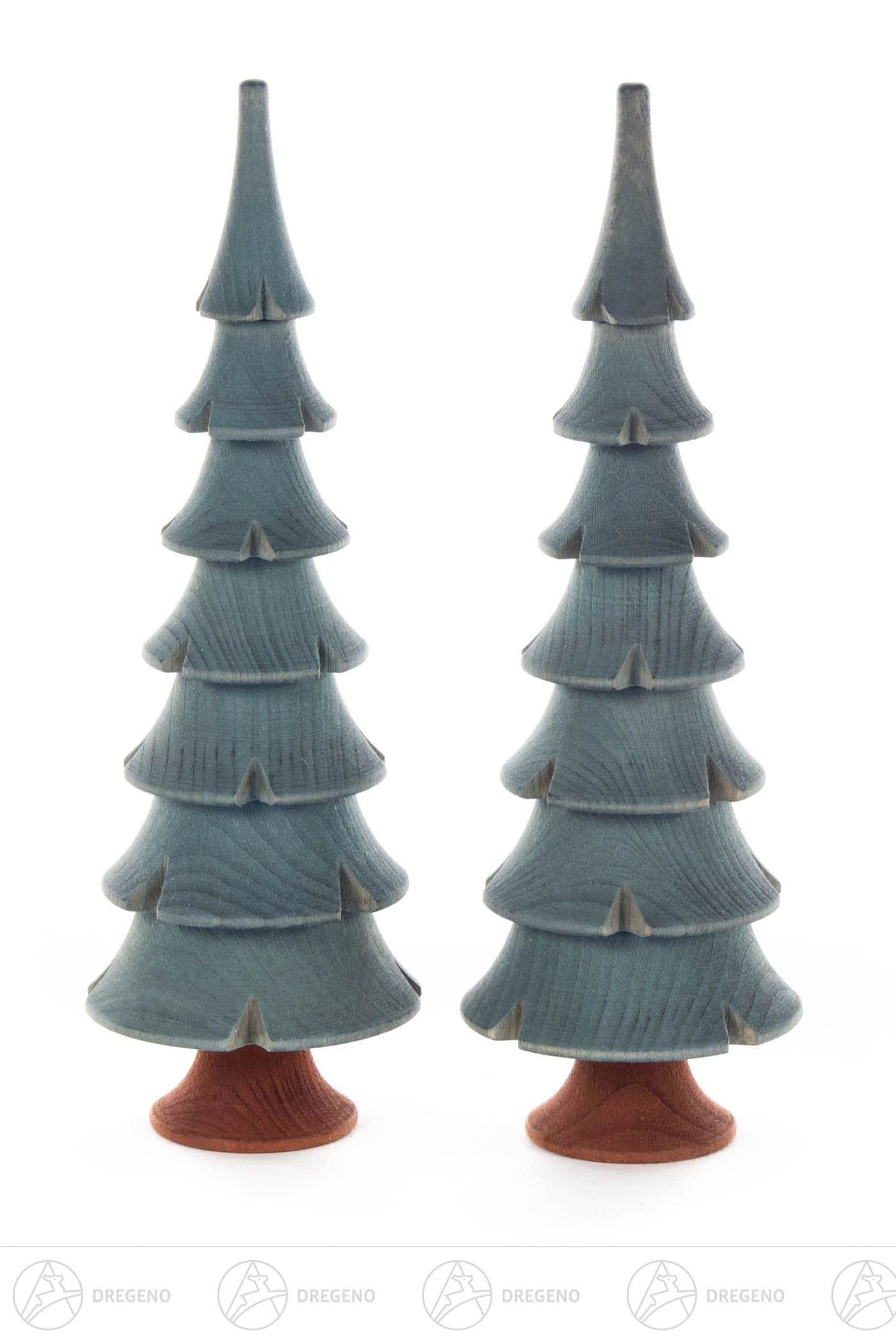 Kunstbaum Baum Massivholzbäume grün Höhe ca 14,5 cm NEU