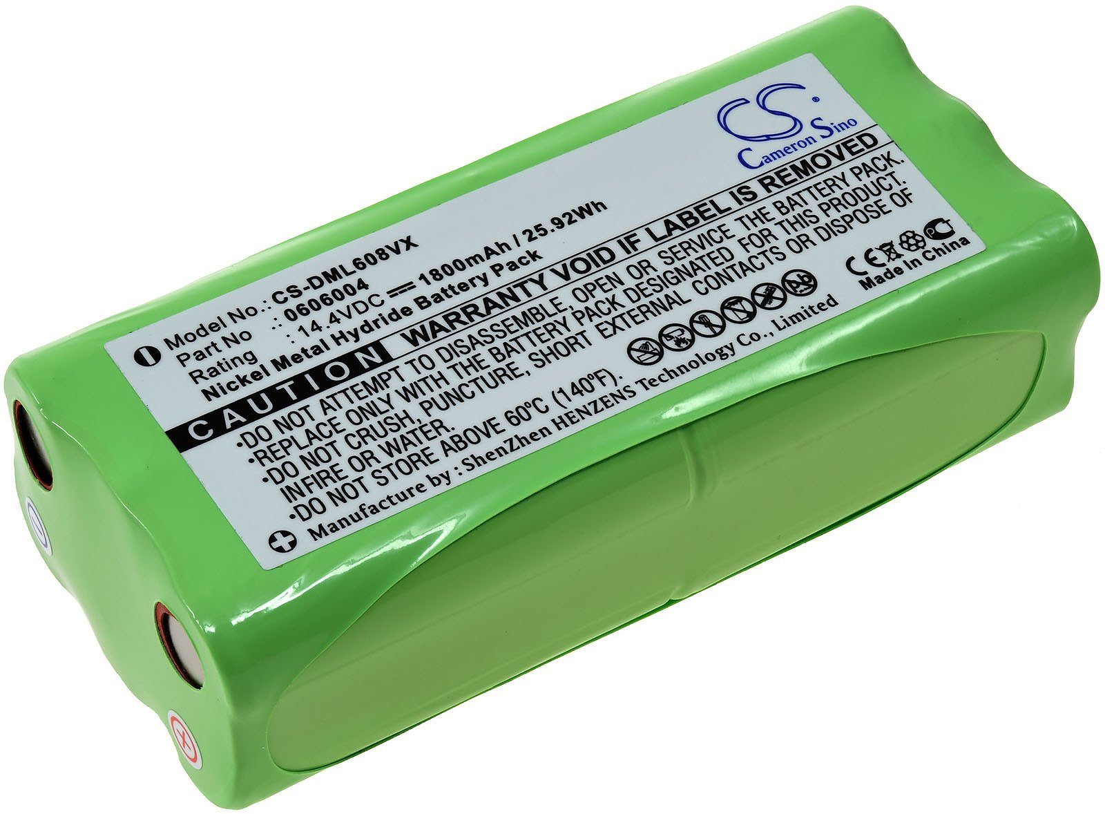 Powery Akku für Dirt Devil M610 Staubsauger-Akku 1800 mAh (14.4 V)