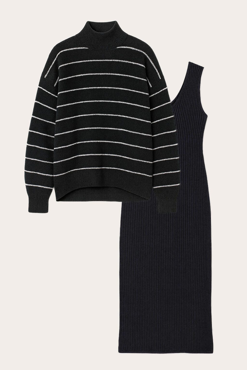 touche prive Fleeceweste STRICKPULLOVER-SET