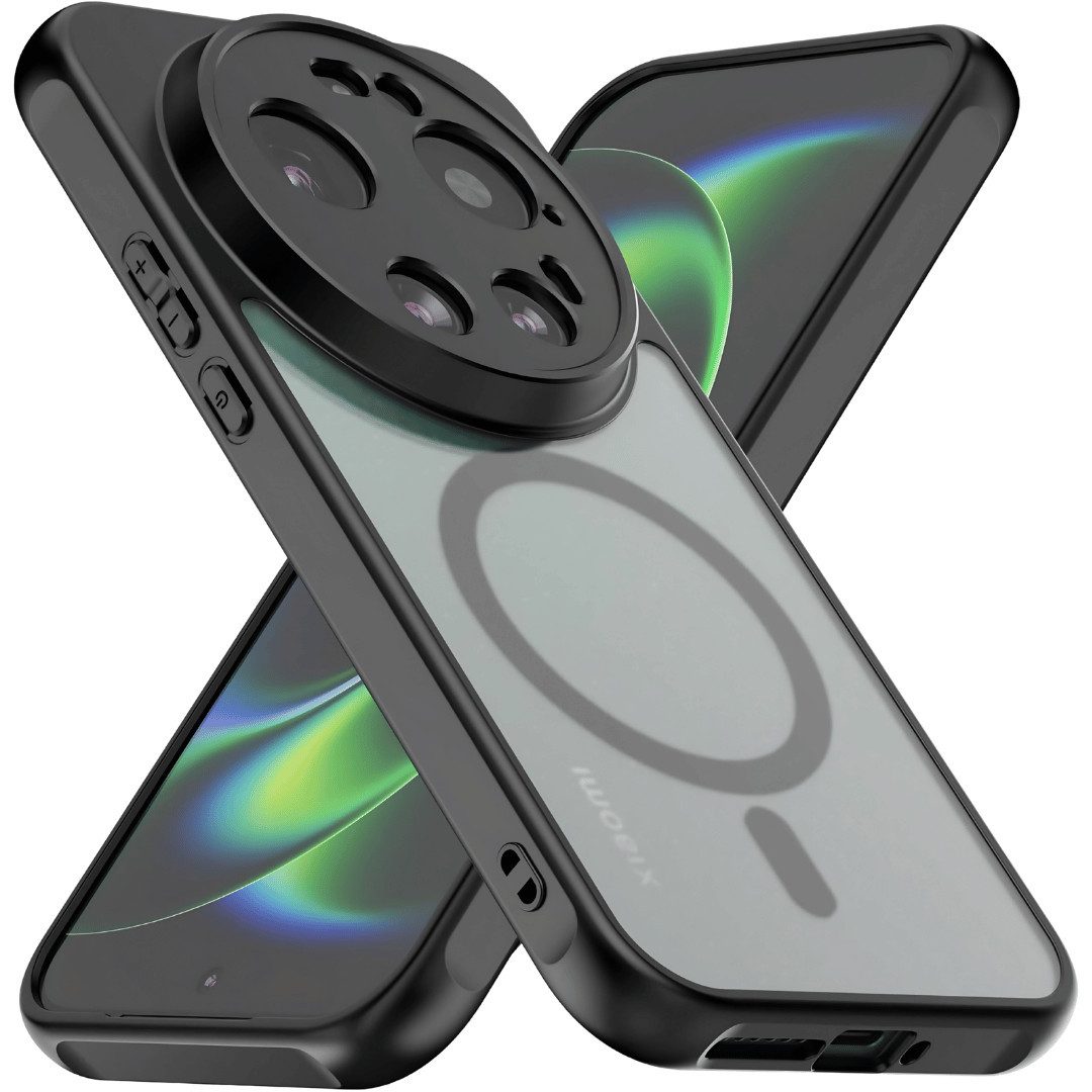 SmartUP Smartphone-Hülle für Xiaomi 17 Ultra MagSafe Silikon Schutzhülle Slim Case Cover Klar 6,9 Zoll, kompletter Rundumschutz