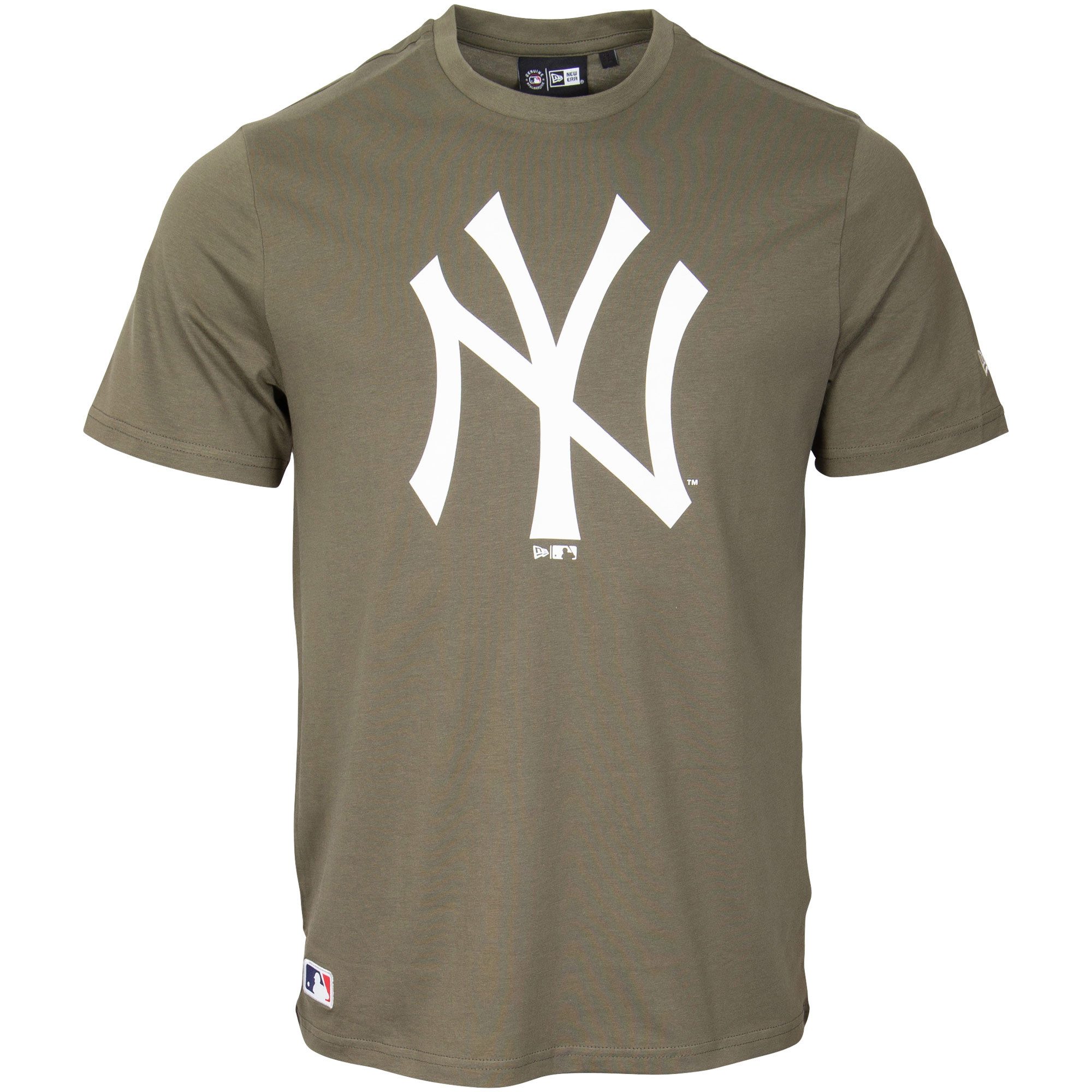 New York Yankees T-Shirt New York Yankees New Era T-Shirt NY Logo groß - oliv