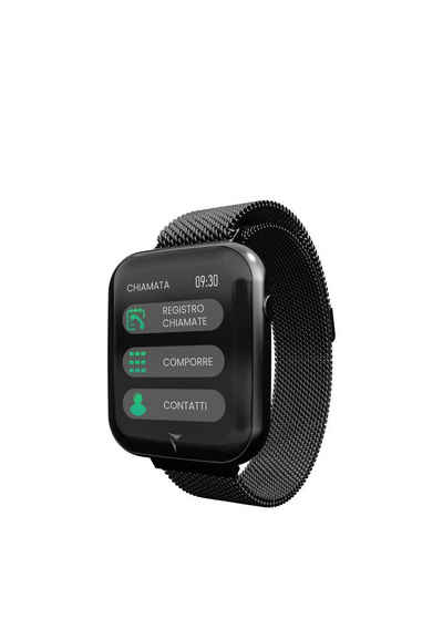 Techmade Smart Watch TALK Metalic Black Smartwatch